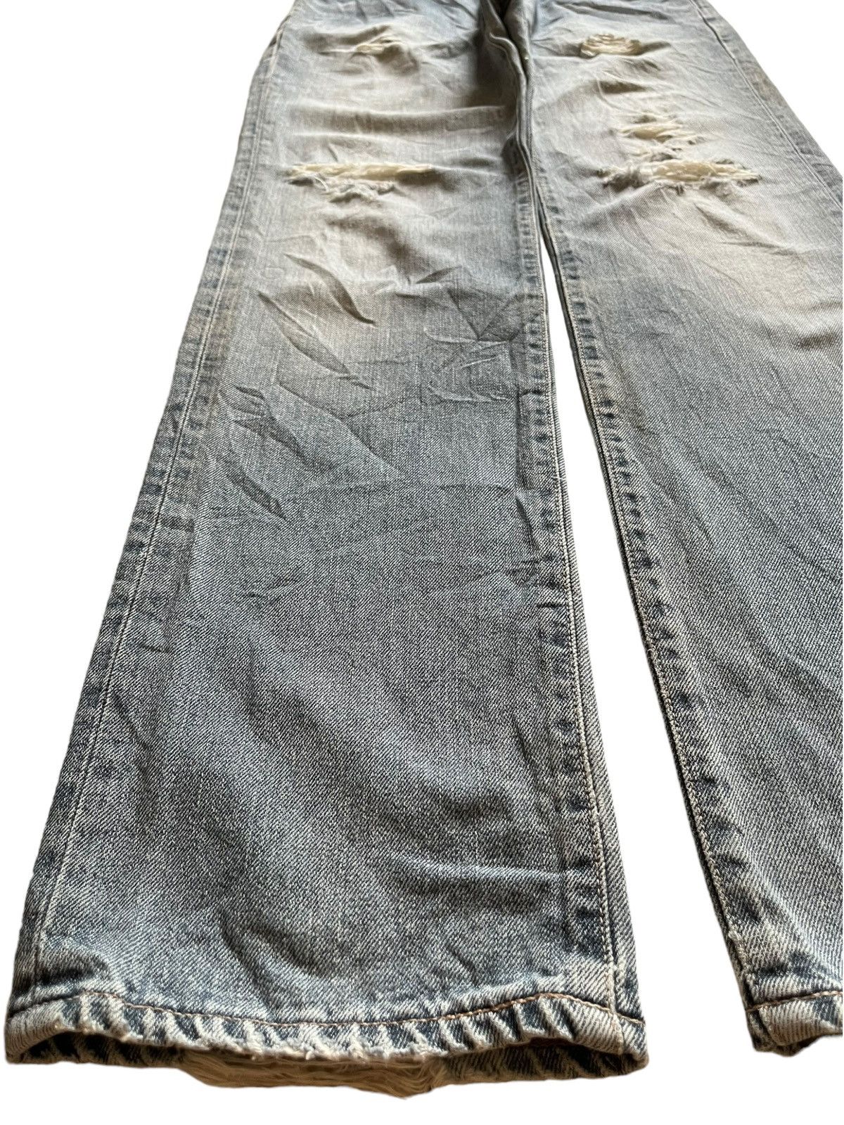 Edwin × Japanese Brand SALES🔥Vintage Japanese Edwin Faded Distress Loose Jeans Size US 30 / EU 46 - 6 Thumbnail