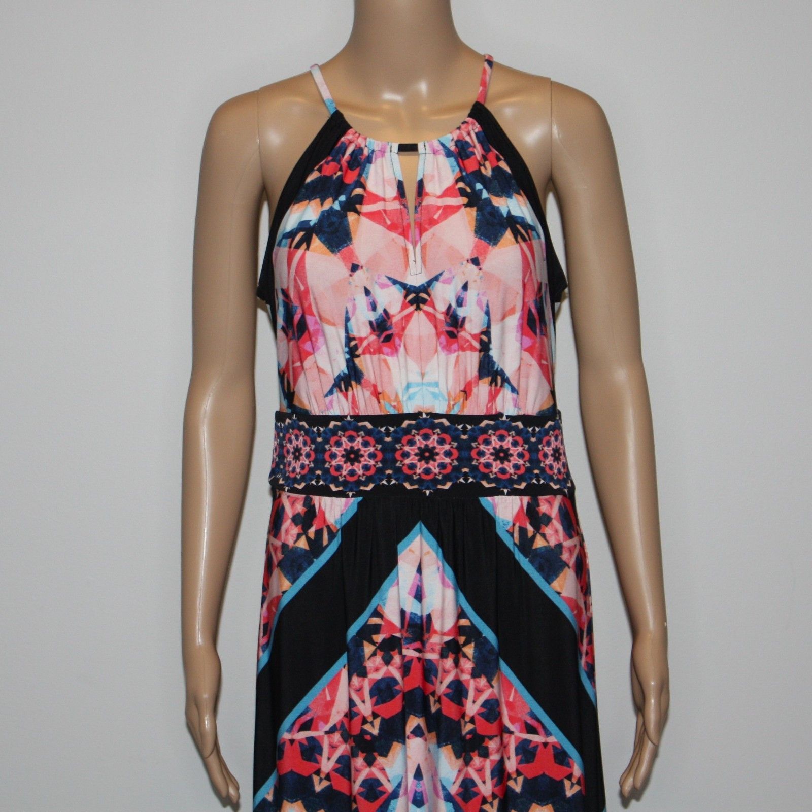 Other London Times Petite Techno Prism Print Maxi Dress $128 Size L / US 10 / IT 46 - 5 Thumbnail