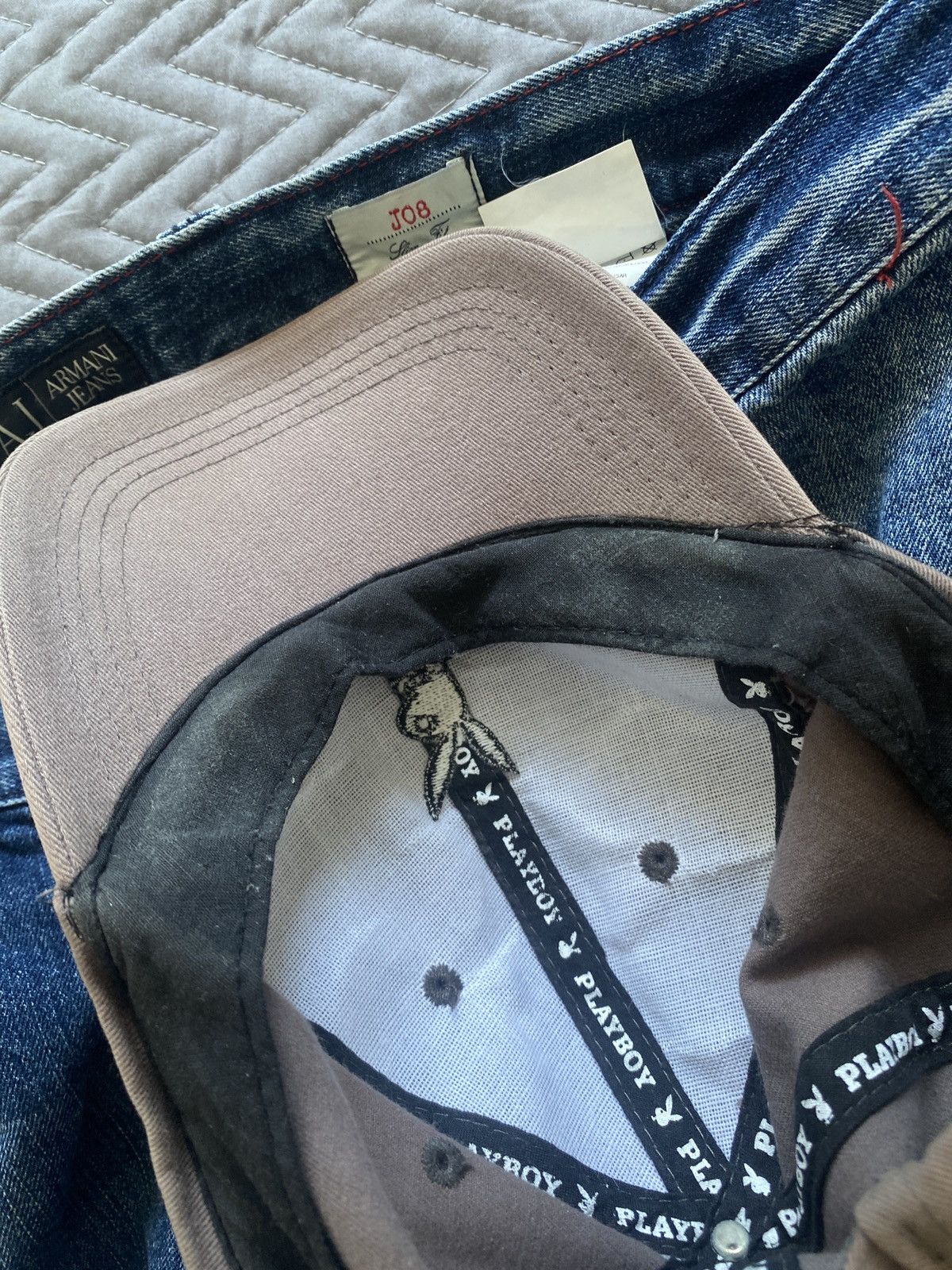 Japanese Brand × Playboy × Vintage Playboy Basics Cap Vintage y2k Hat 90s Japanese opium Size ONE SIZE - 13 Thumbnail