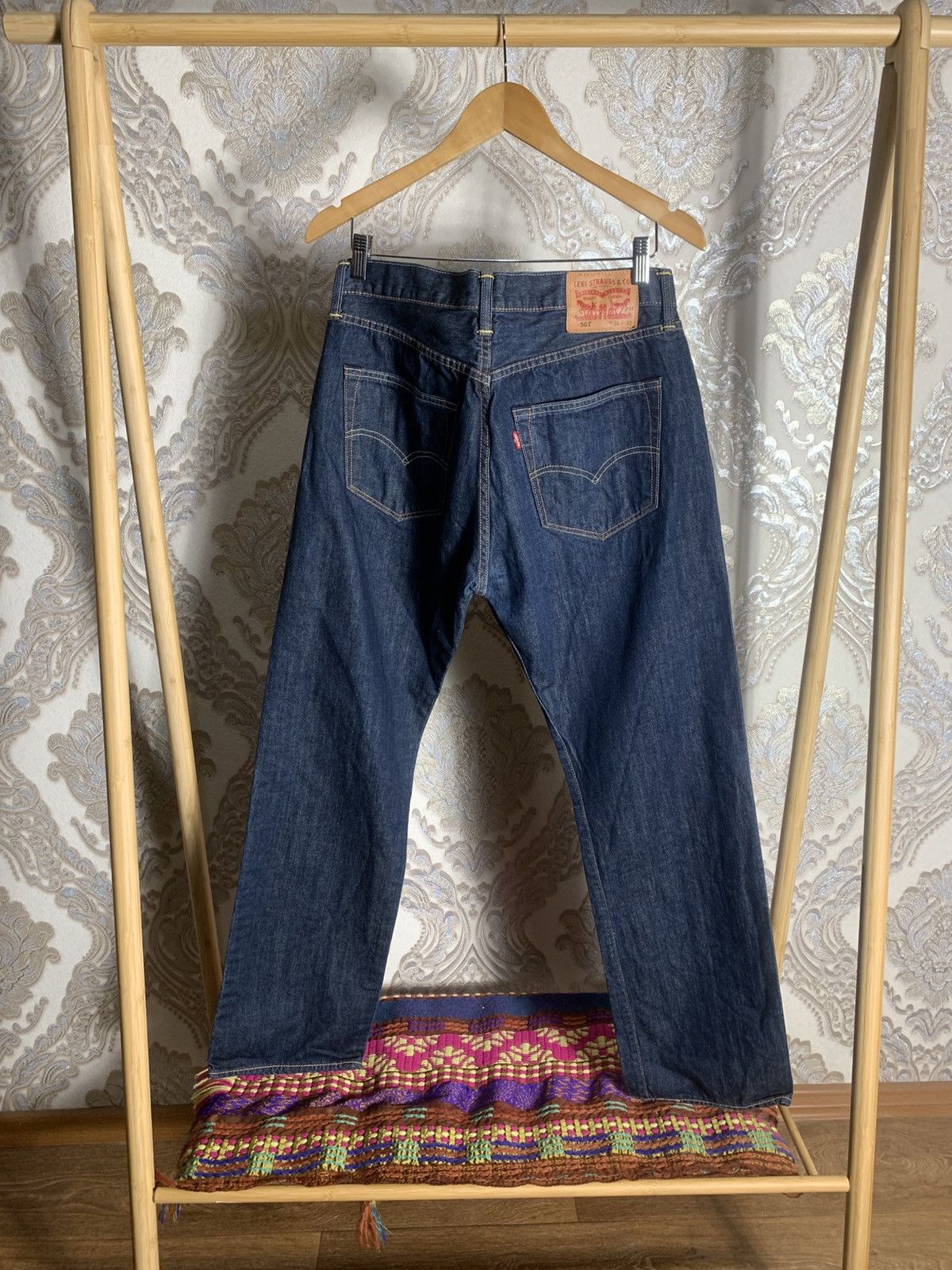 Levi's VINTAGE LEVIS 501 CLASSIC DENIM JEANS CASUAL RETRO Y2K 90s Size US 36 / EU 52 - 1 Thumbnail