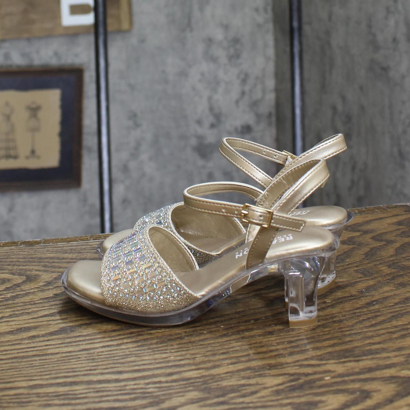 Other Nwt Kenneth Cole Reaction Block Heel Sandals Gold Yellow 12 Size US 5 / EU 37 - 2 Thumbnail