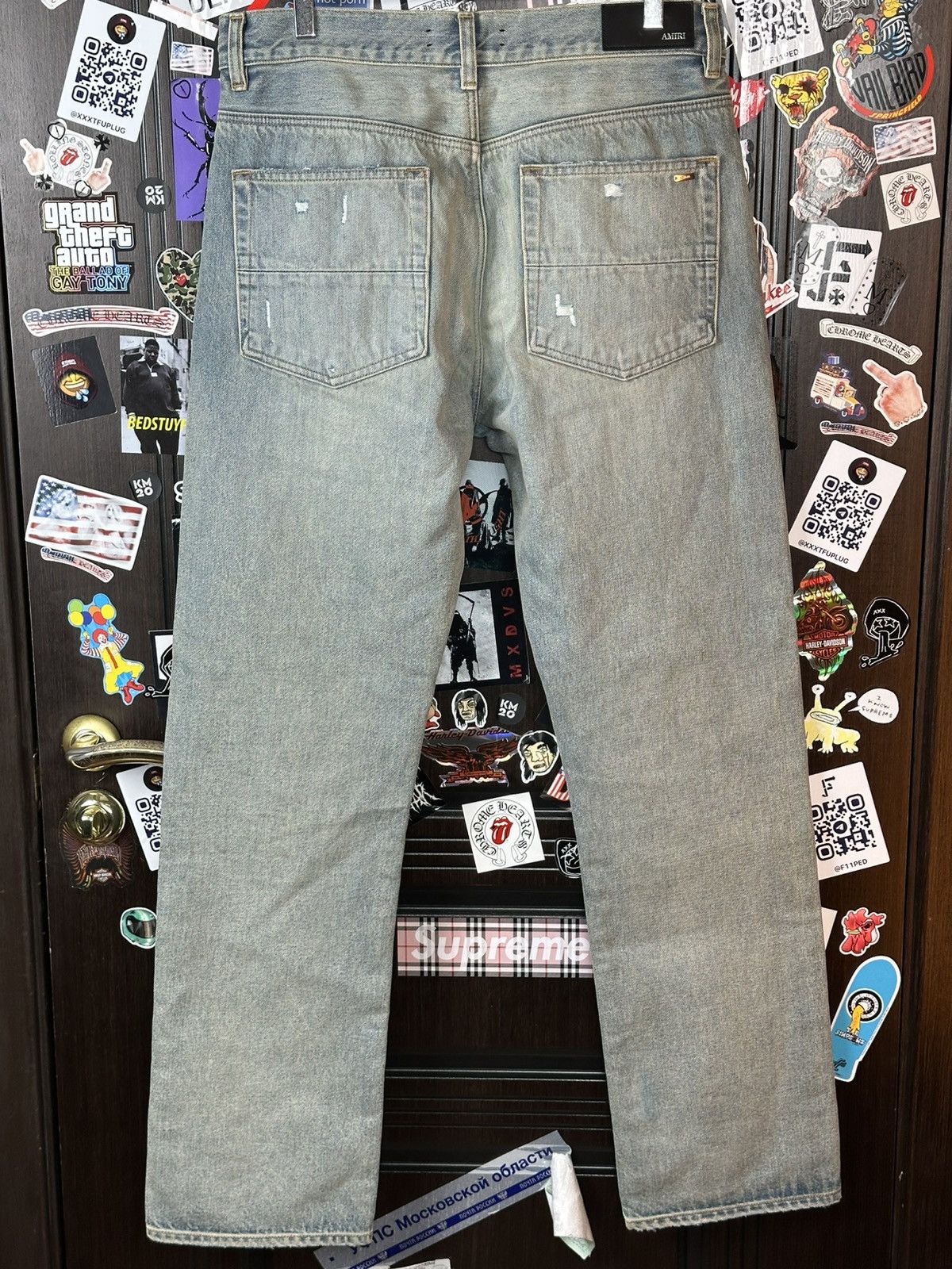 Amiri Amiri MX1 Straight Jeans Size US 31 - 3 Thumbnail