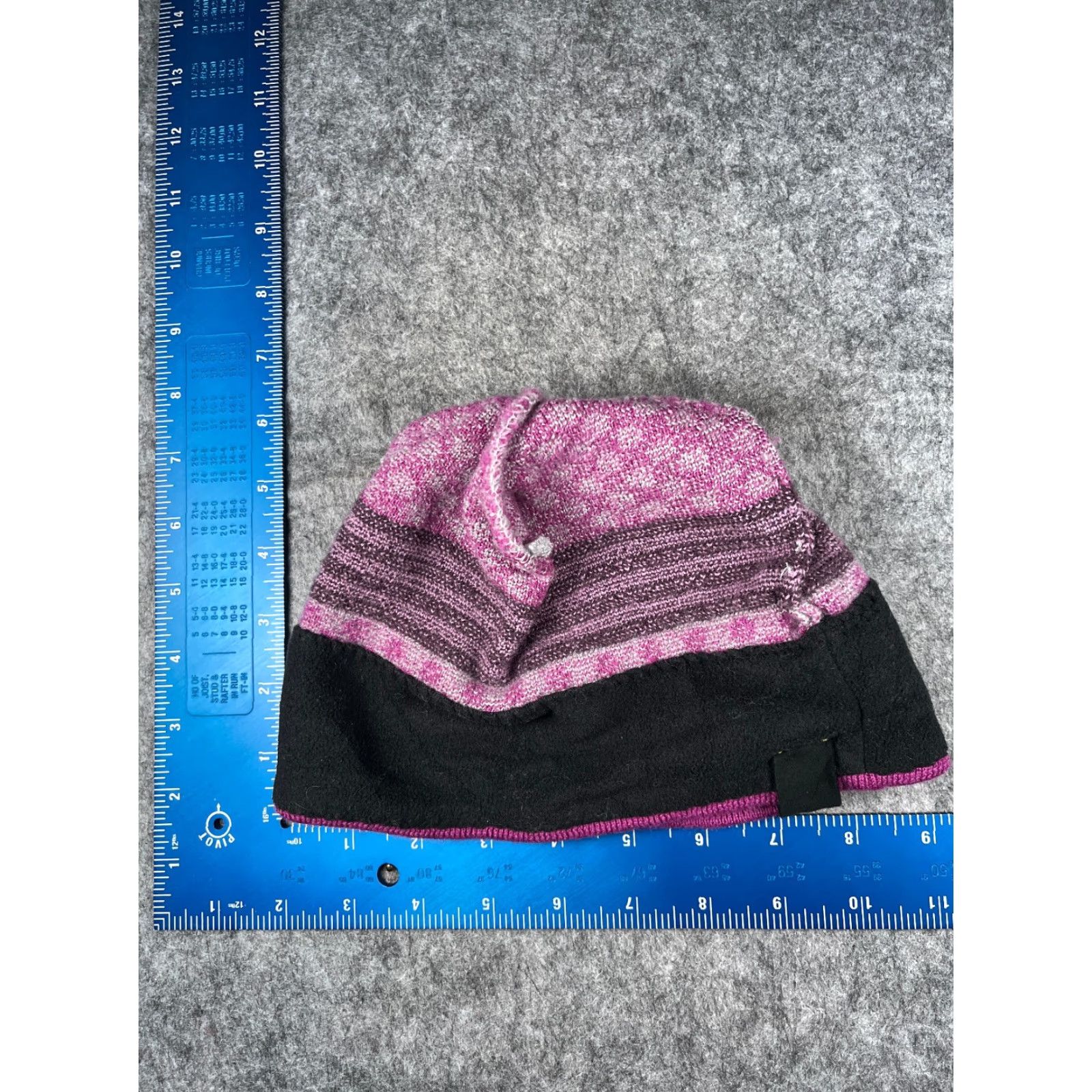 Pinko Beanie Hat Women One Size Pink Polka Dot Stripe Knit Acrylic Polyester Lined Ski Beanie Size ONE SIZE - 5 Thumbnail