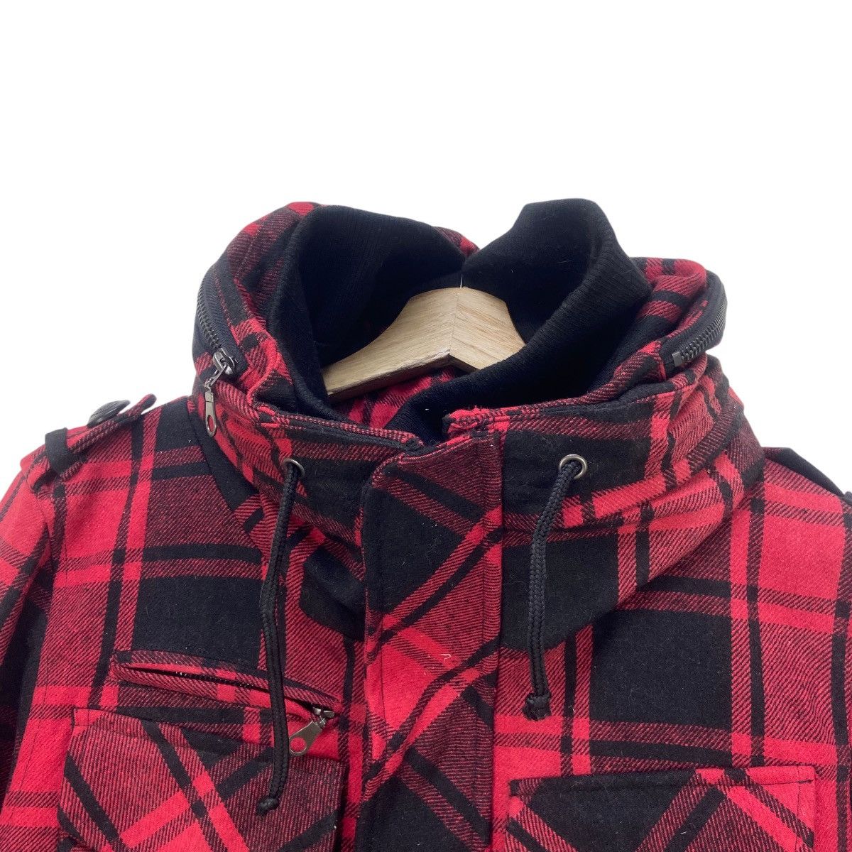 In The Attic In The Attic Homme Plaid Tartan Heavy Jacket Size US S / EU 44-46 / 1 - 6 Thumbnail