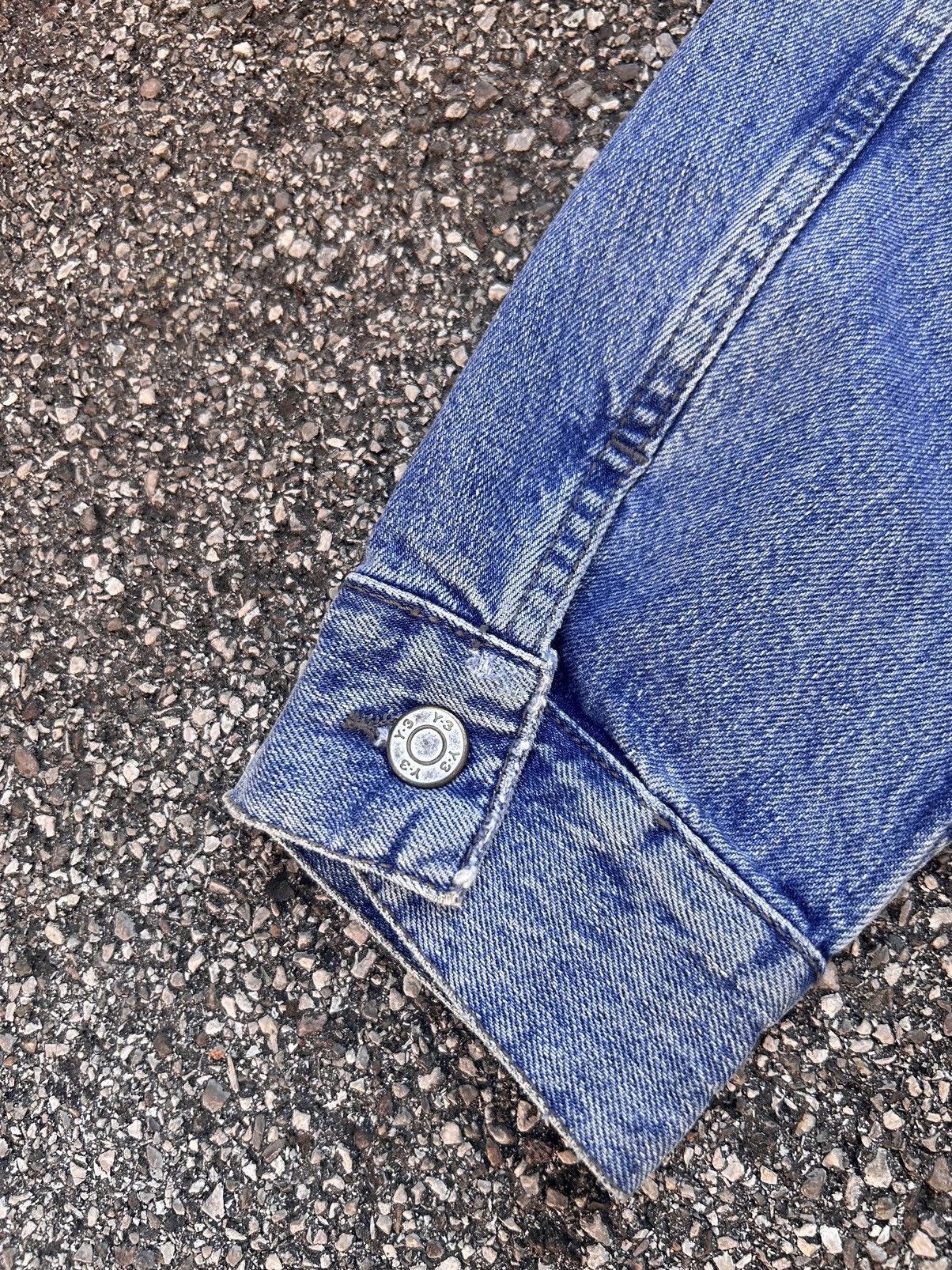Yohji Yamamoto Sample Y-3 adidas Yohji Yamamoto vintage denim jacket baggy Size US M / EU 48-50 / 2 - 15 Thumbnail