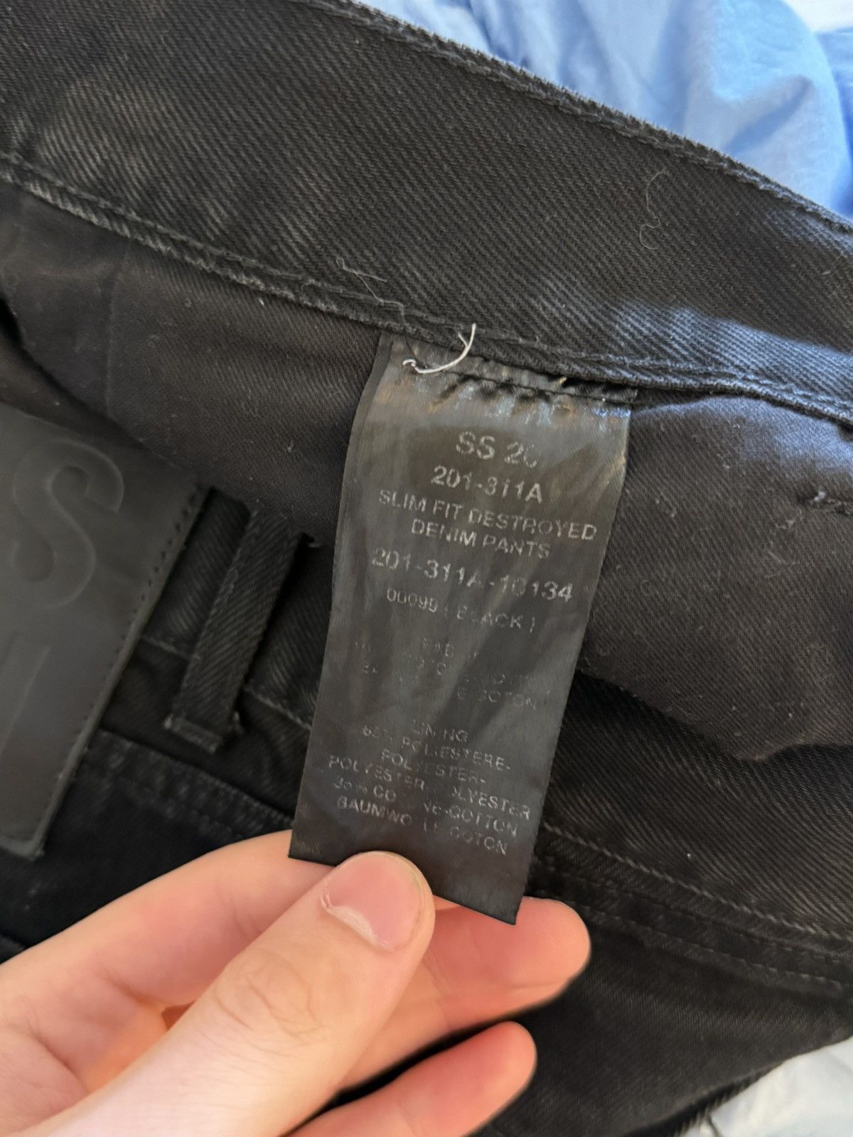 Raf Simons Raf Simon’s Destroyed Double Denim in Black Size US 32 / EU 48 - 10 Thumbnail
