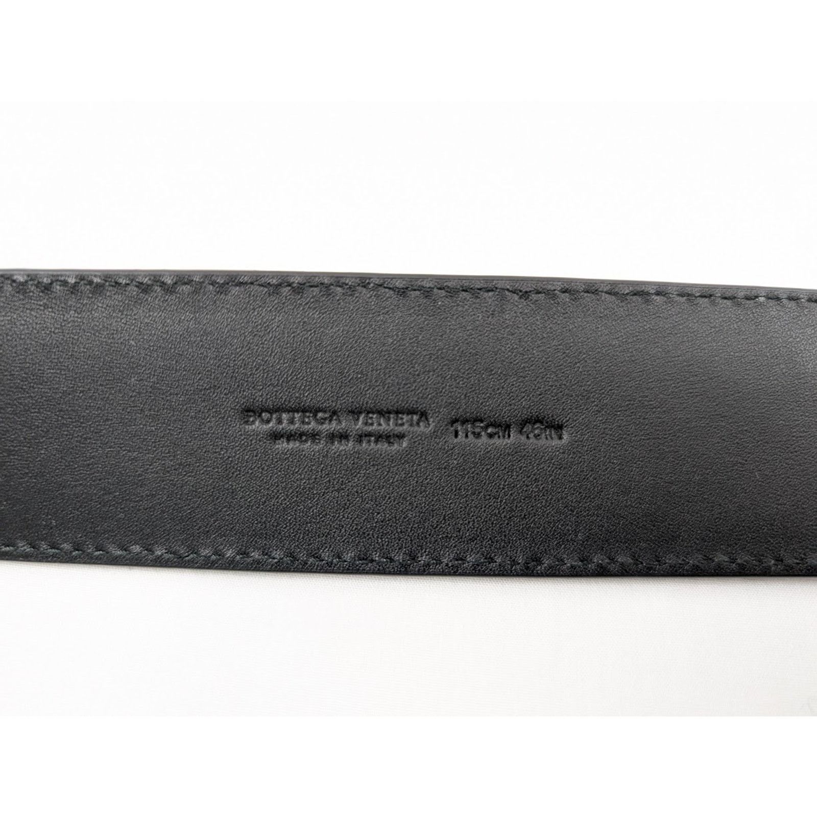 Bottega Veneta o1rshd1 Size: 105 / Intrecciato Belt in Black Size 40 - 11 Thumbnail