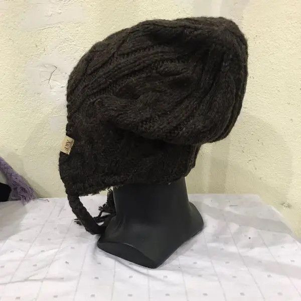 Abercrombie & Fitch × Vintage Abercrombie & Fitch Earflap Knit Beanie Hat Size ONE SIZE - 4 Thumbnail