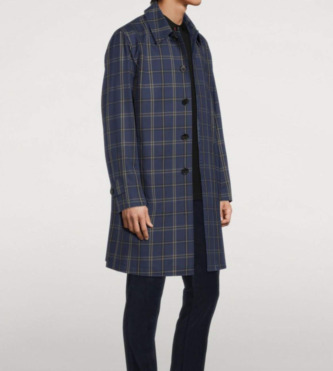 Paul Smith Mac Cotton Coat In Check Print Size US M / EU 48-50 / 2 - 1 Thumbnail