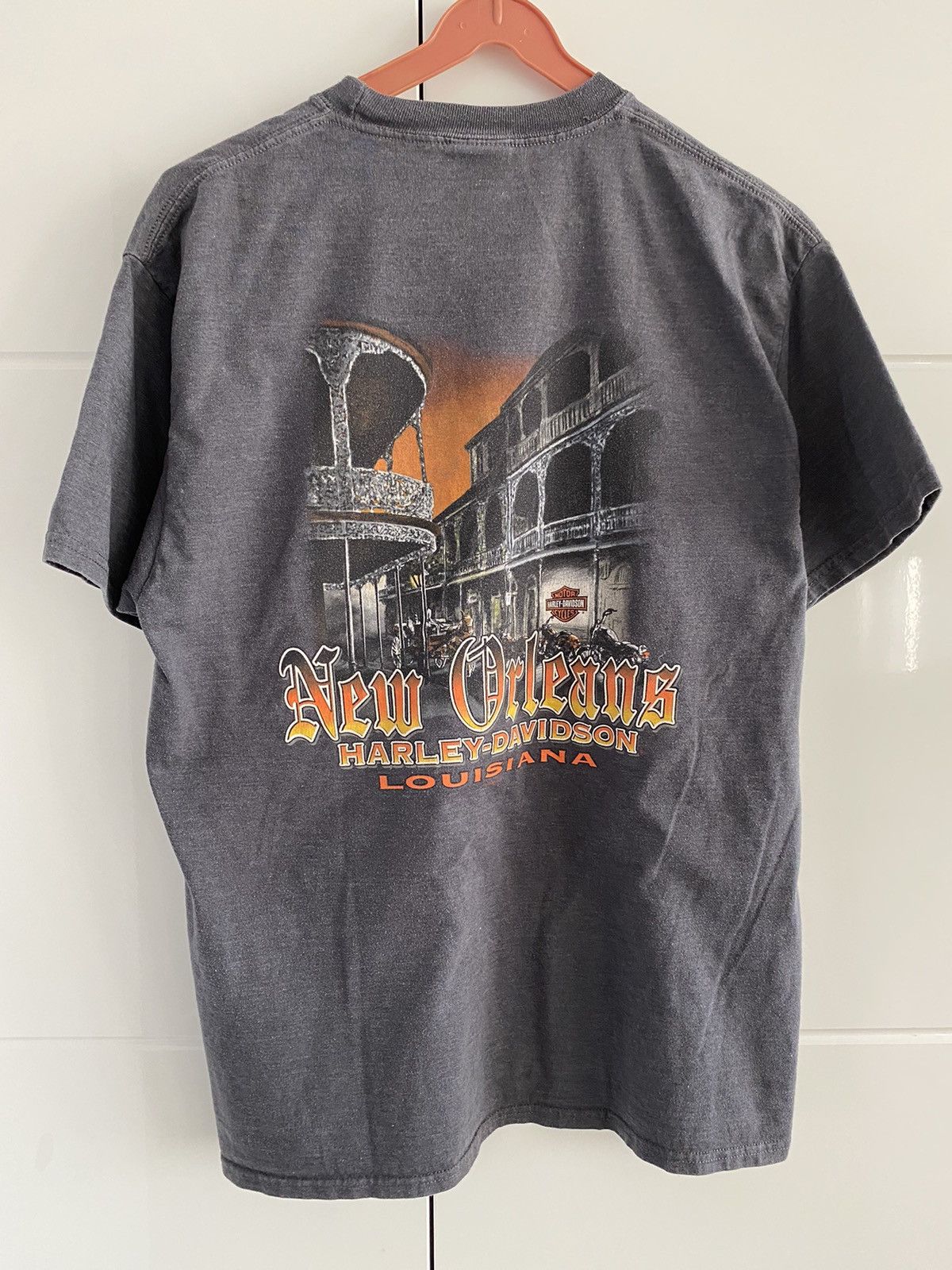 Band Tees × Harley Davidson × Vintage T-Shirt Harley-Davidson Vintage Crazy Size US L / EU 52-54 / 3 - 1 Thumbnail