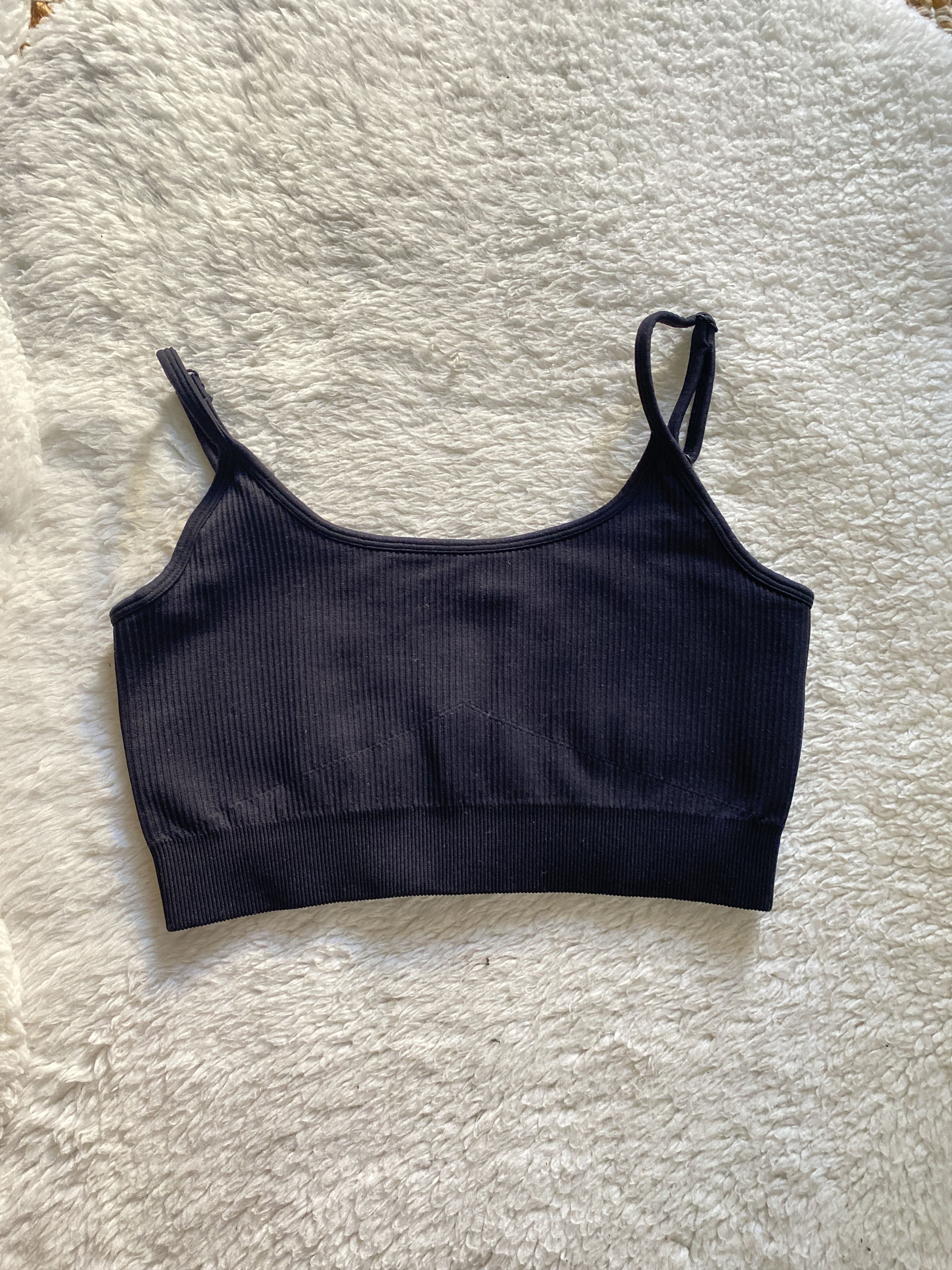 Other OQQ Women’s Ribbed Scoop Neck Sports Bra Size S / US 4 / IT 40 - 10 Thumbnail