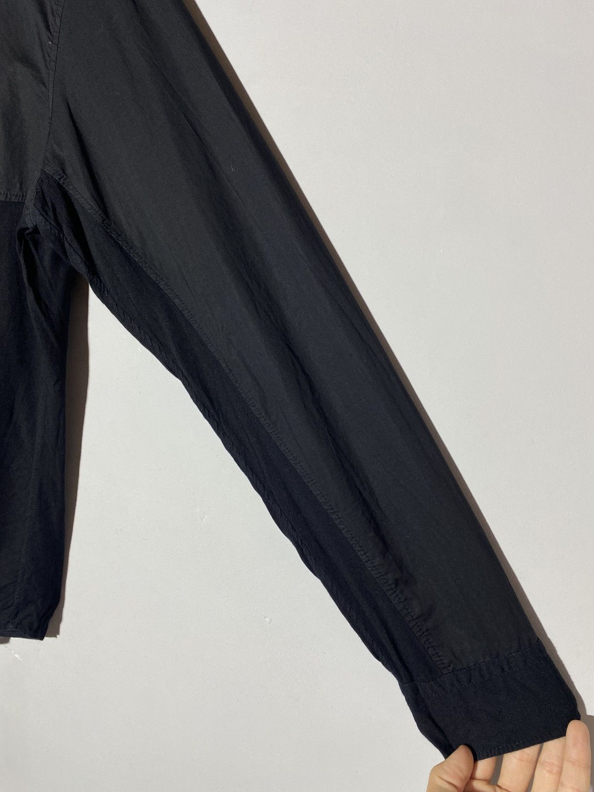 McQ Alexander McQueen MCQ Alexander McQueen Black Colorblock Avant Garde Shirt Size US L / EU 52-54 / 3 - 11 Thumbnail
