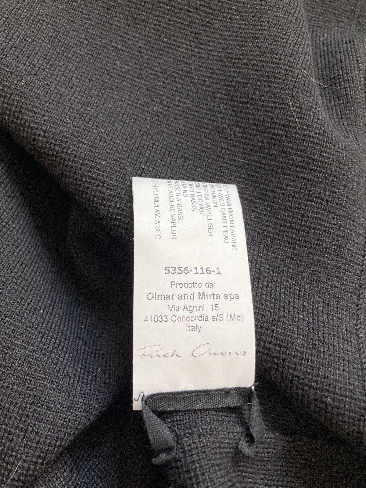 Rick Owens F/W 15 „SPHINX“ Long Turtleneck Wool Knit Rick Owens M Size US L / EU 52-54 / 3 - 16 Thumbnail