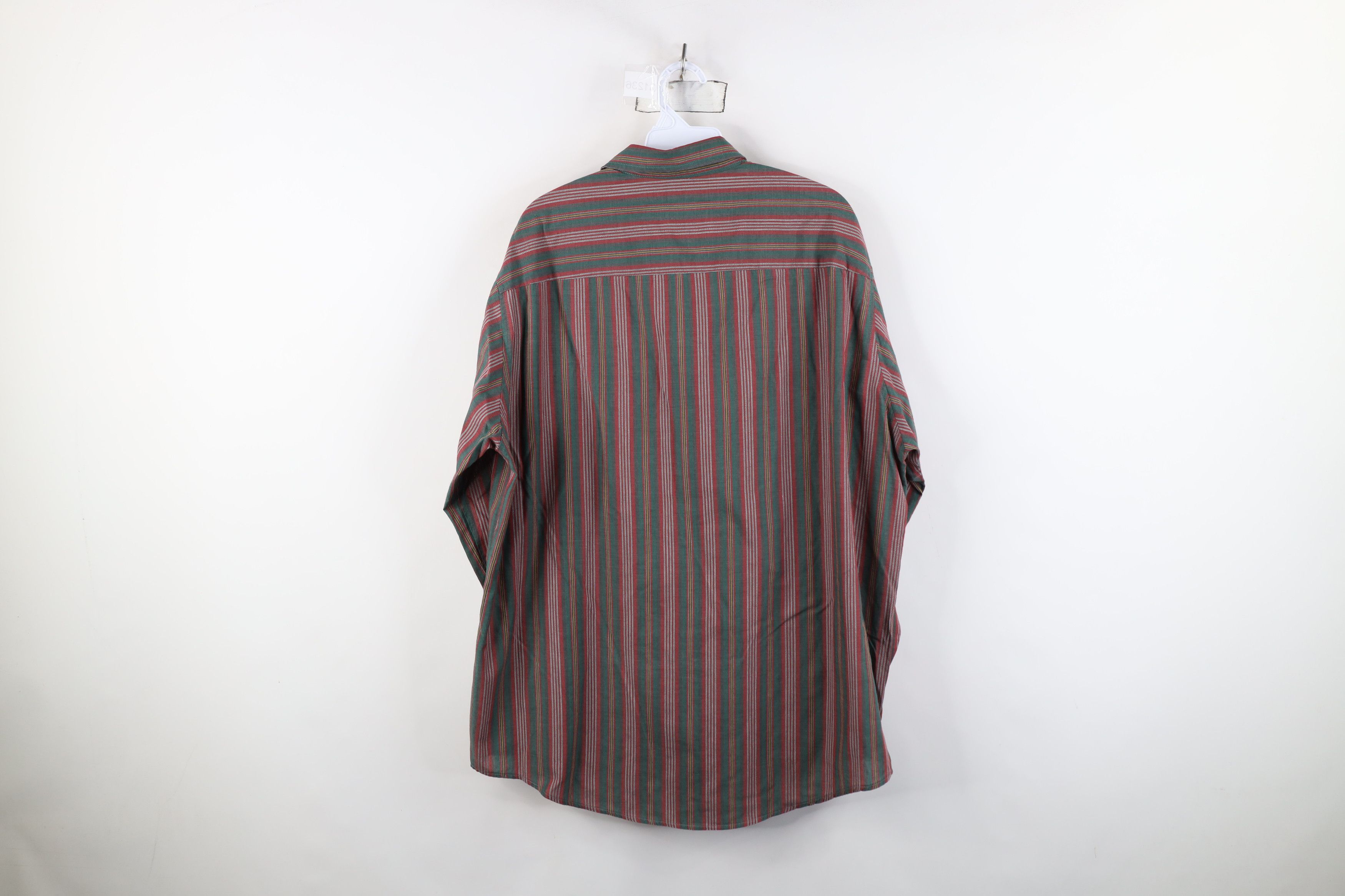 Vintage Vintage 90s Streetwear Rainbow Striped Collared Button Shirt Size US XL / EU 56 / 4 - 8 Thumbnail