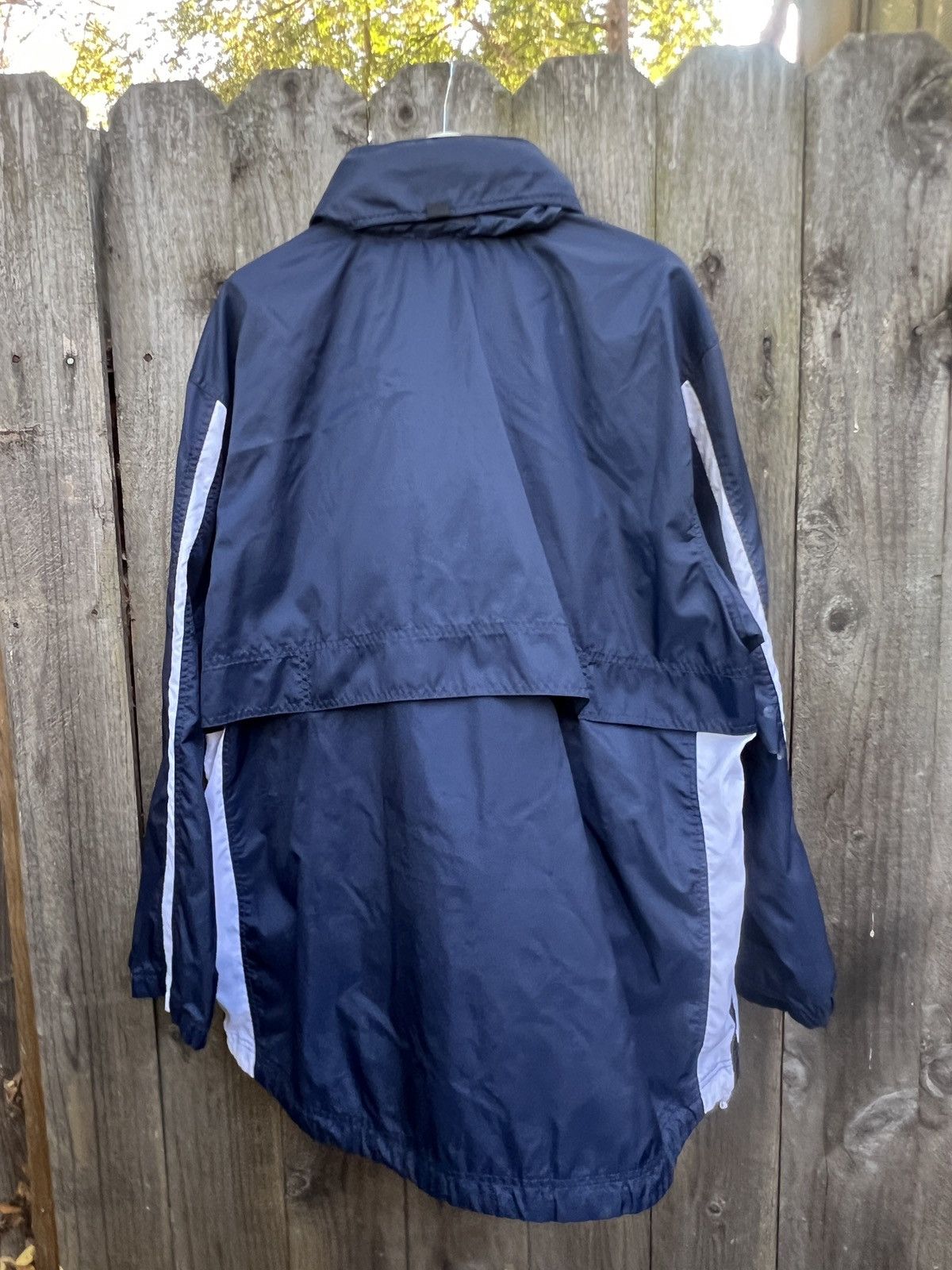 Nike 90’s Vintage Nike Red Swoosh Jacket Retractable Hood Size US XL / EU 56 / 4 - 6 Thumbnail