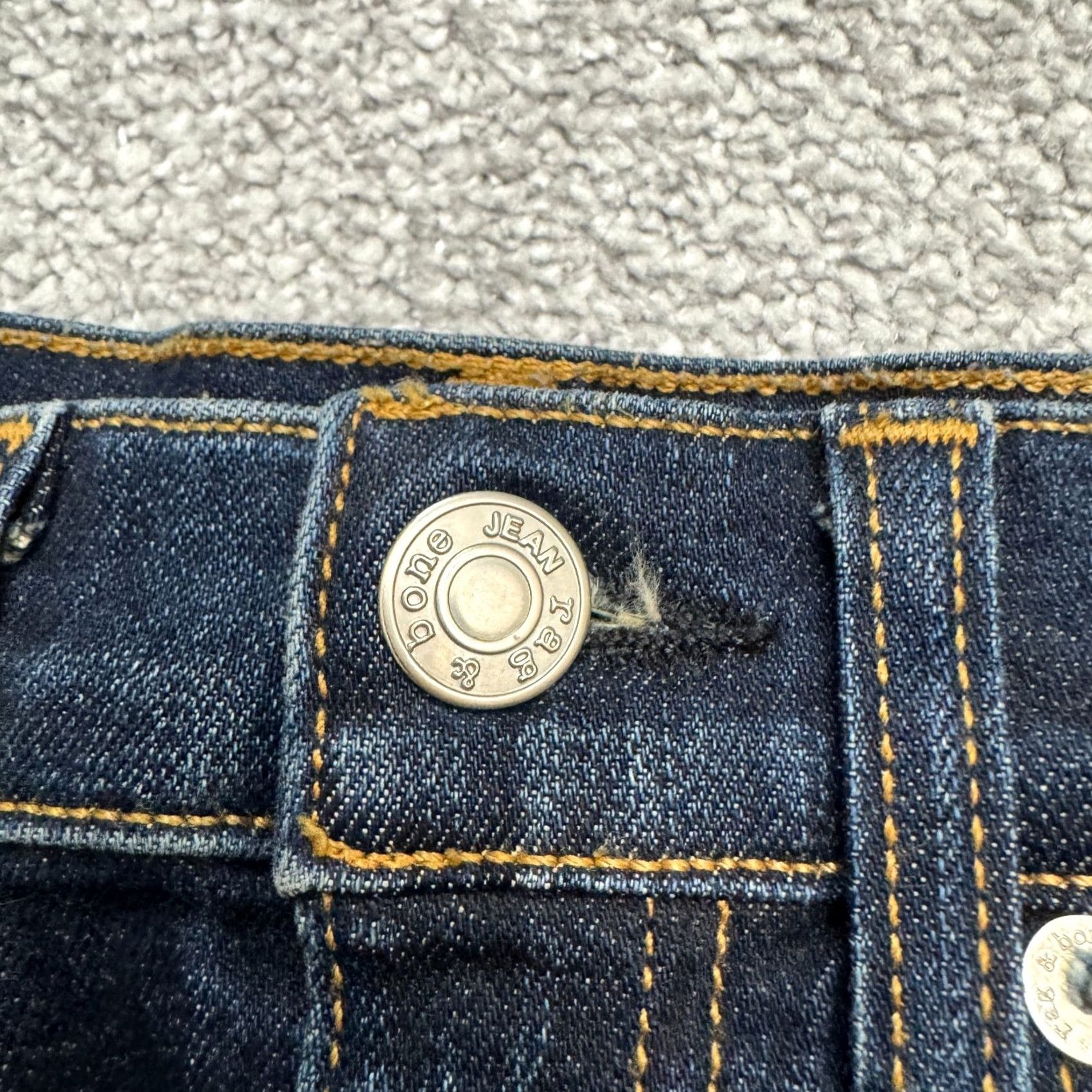 Rag & Bone rag & bone High Rise Skinny Denim Jeans Womens 25 Blue Dark Wash Chaucer Casual Jeans Size 42" / US 20 - 3 Thumbnail
