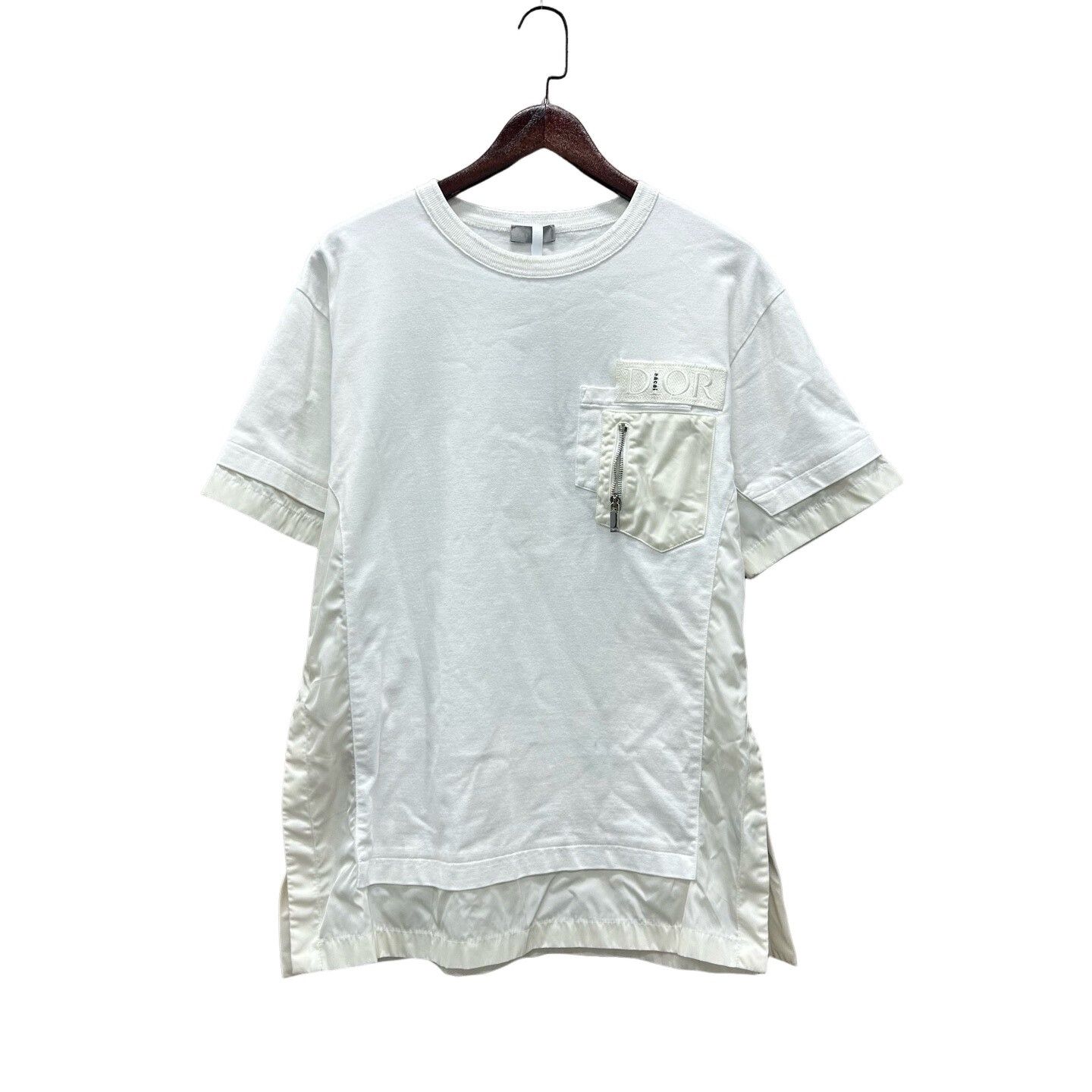 Dior Dior x Sacai Pocket T-Shirt Size L Size US L / EU 52-54 / 3 - 1 Thumbnail