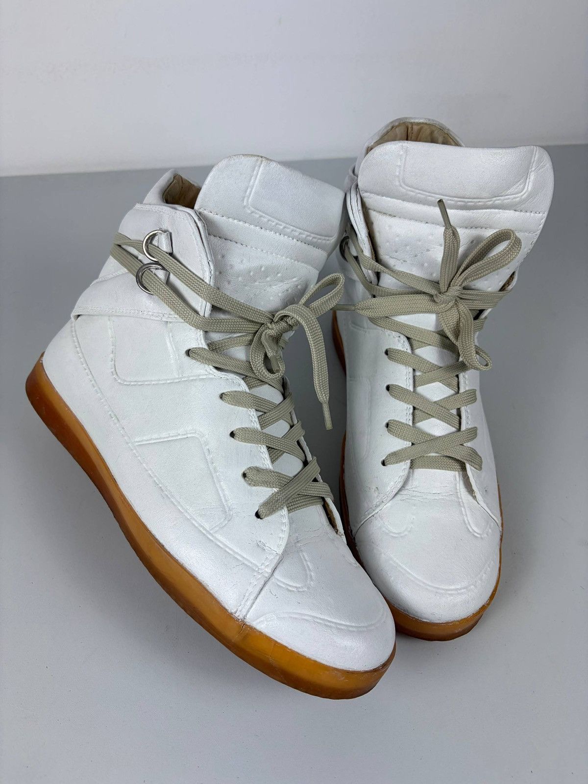 H&M × Maison Margiela 2012 Maison Margiela X H&M high tops Size US 7 / EU 40 - 8 Thumbnail