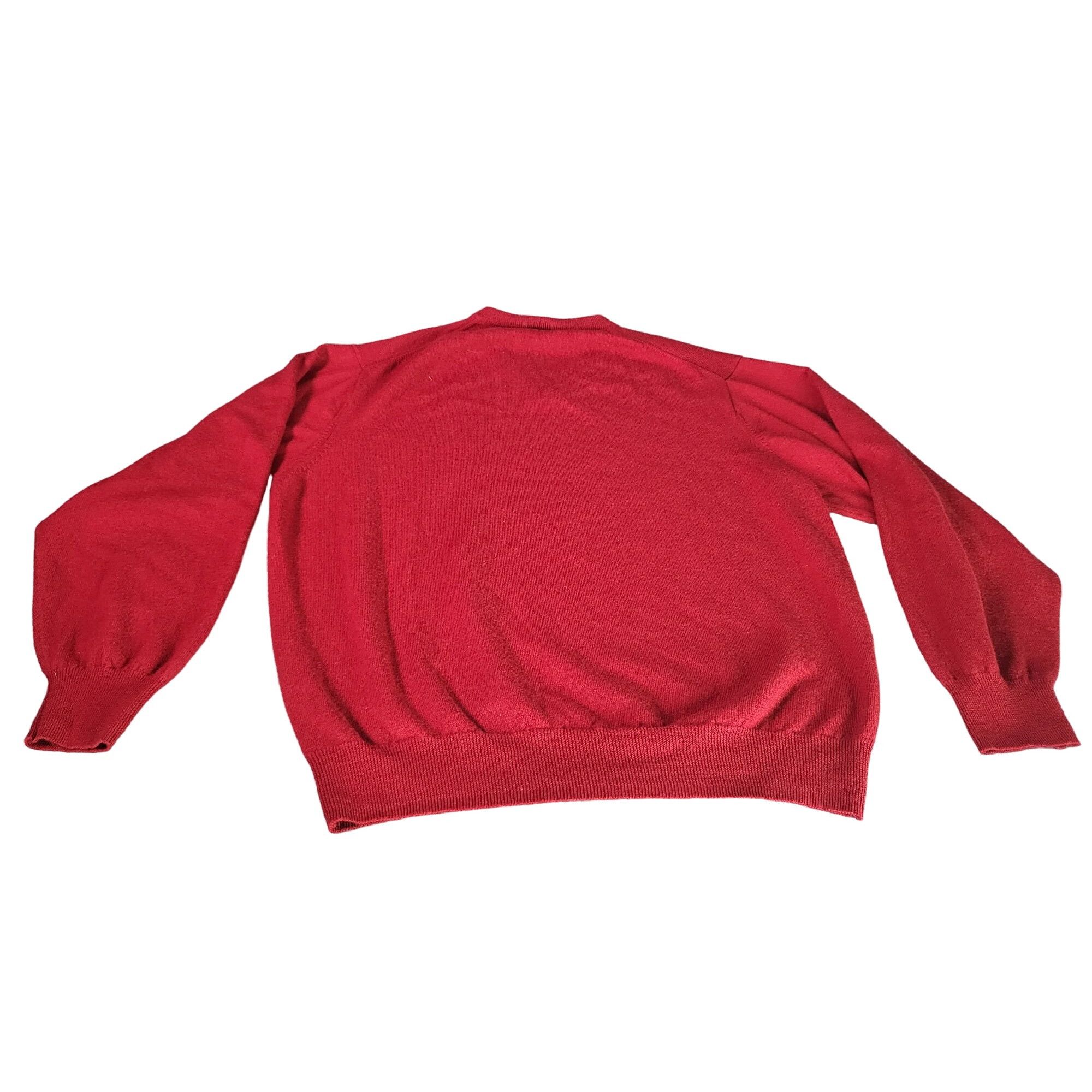 Jos. A. Bank Jos A. Bank Merino Wool Sweater Men Sz XL Tight Knit V Neck Size US XL / EU 56 / 4 - 7 Thumbnail