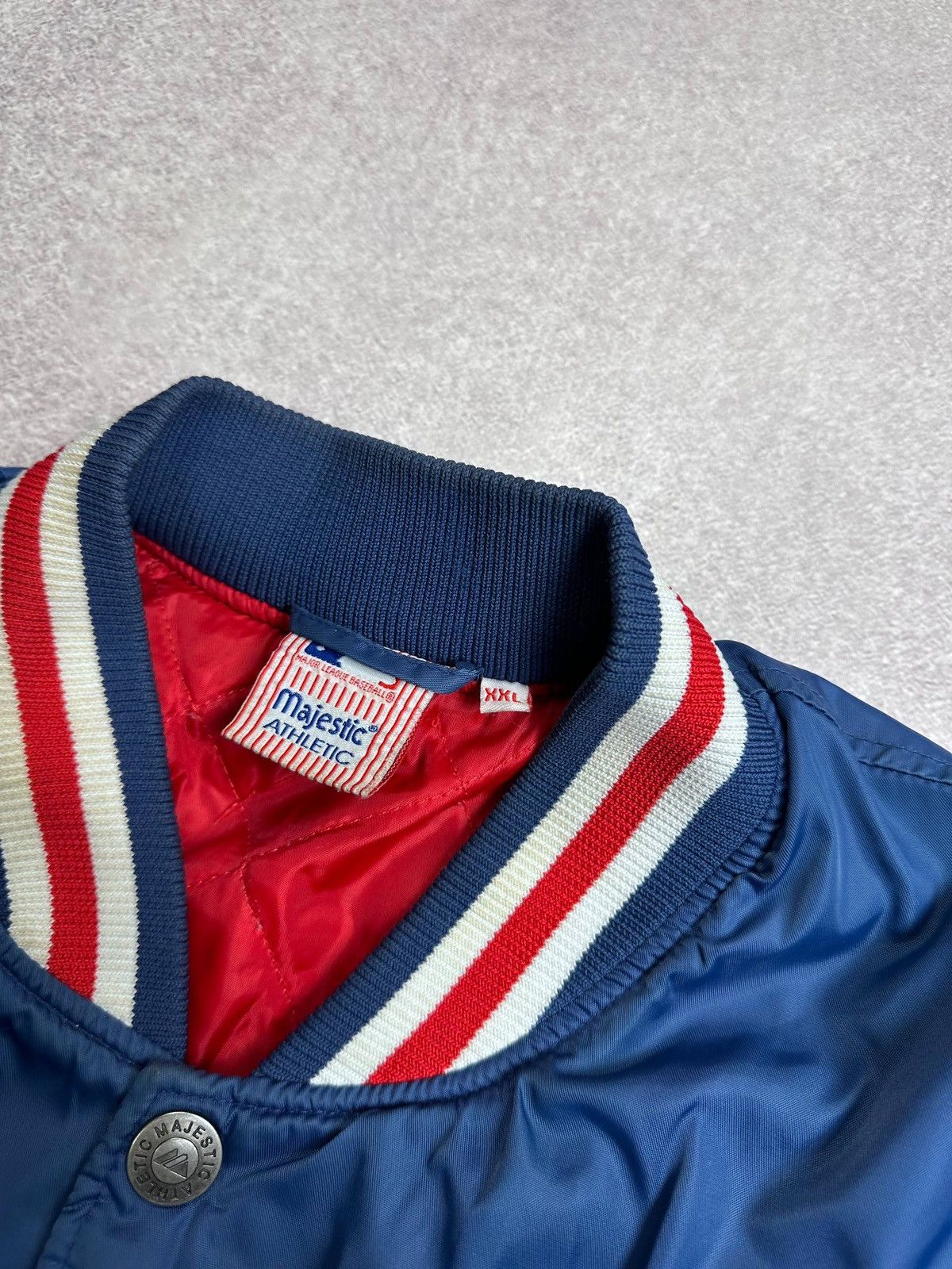 New York Yankees Vintage 90s New York Yankees Boxy Majestic Bomber Jacket XXL Size US XXL / EU 58 / 5 - 6 Thumbnail