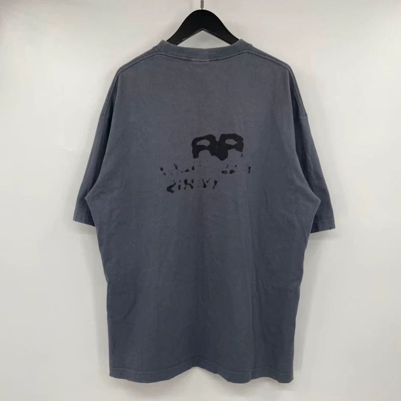 Balenciaga Balenciaga Graffiti Splatter Double B Letter Short Sleeve Size US S / EU 44-46 / 1 - 2 Thumbnail
