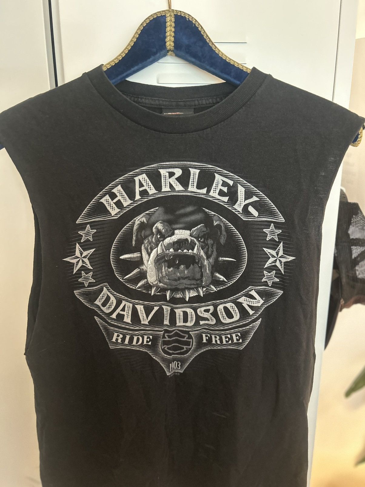 Harley Davidson Vintage Harley Davidson Cancun Mexico Cut Off Tee Size US M / EU 48-50 / 2 - 1 Thumbnail