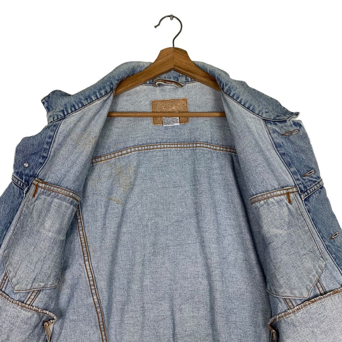 Vintage CANYON RIVER BLUES Trucker Washed Denim Jacket #0512-C23 Size US L / EU 52-54 / 3 - 10 Thumbnail