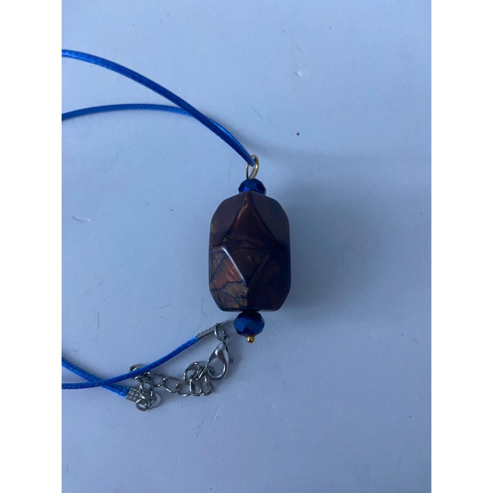 Handmade brown pendant necklace Size ONE SIZE - 4 Thumbnail