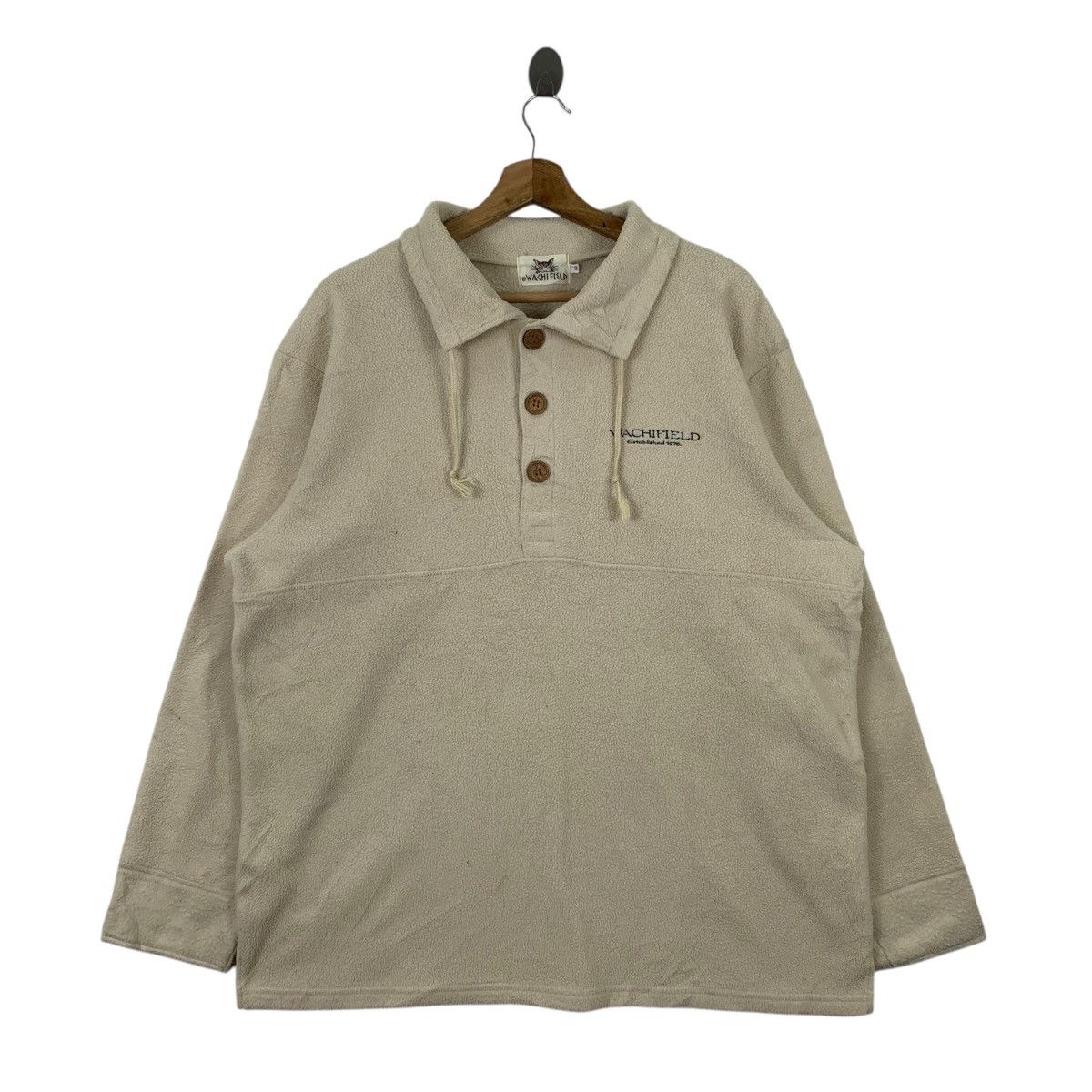 Japanese Brand × Vintage Vintage WACHIFIELD DAYAN Cat Japanese Big Logo Polos Shirts Size US L / EU 52-54 / 3 - 1 Thumbnail