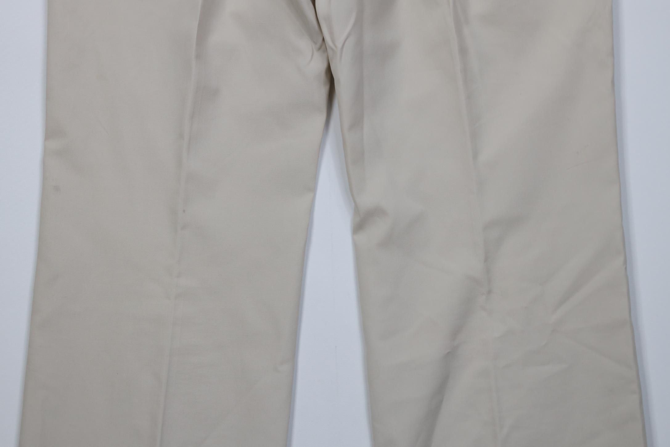 Vintage Vintage 70s Streetwear Flared Wide Leg Chino Pants Stone USA Size US 36 / EU 52 - 13 Thumbnail