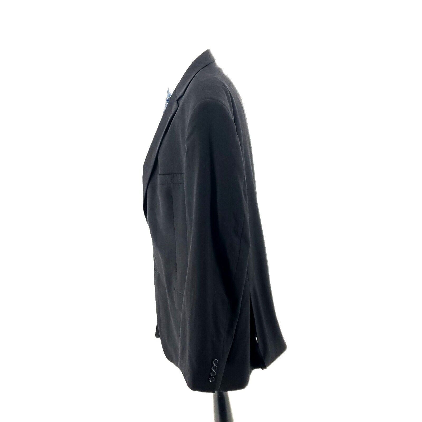 Pronto Uomo Pronto Uomo Wool 2 Button Blazer 46L Or Slim 48L Gray Size 46L - 4 Thumbnail