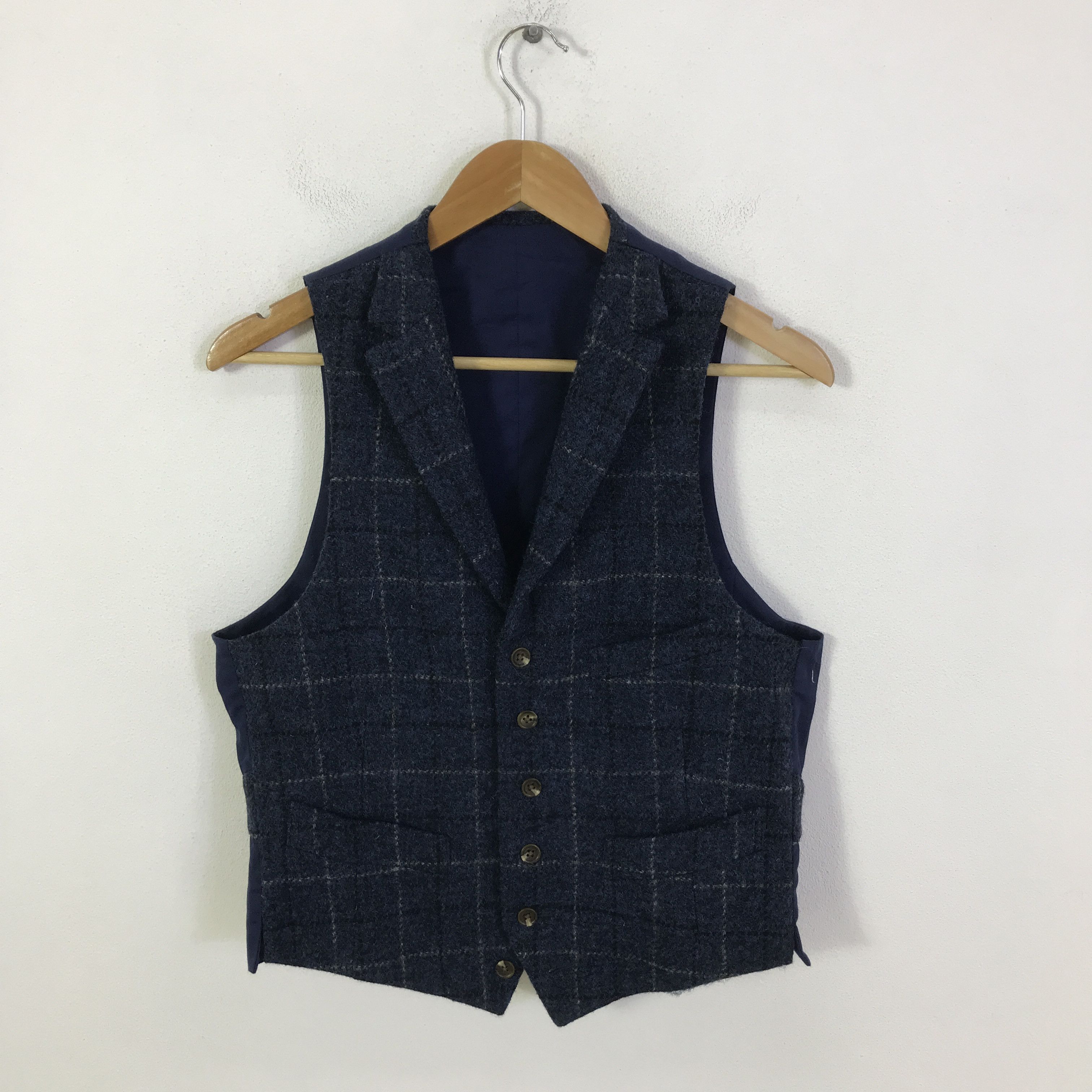 Harris Tweed harris tweed vest K108B10 Size US M / EU 48-50 / 2 - 1 Thumbnail