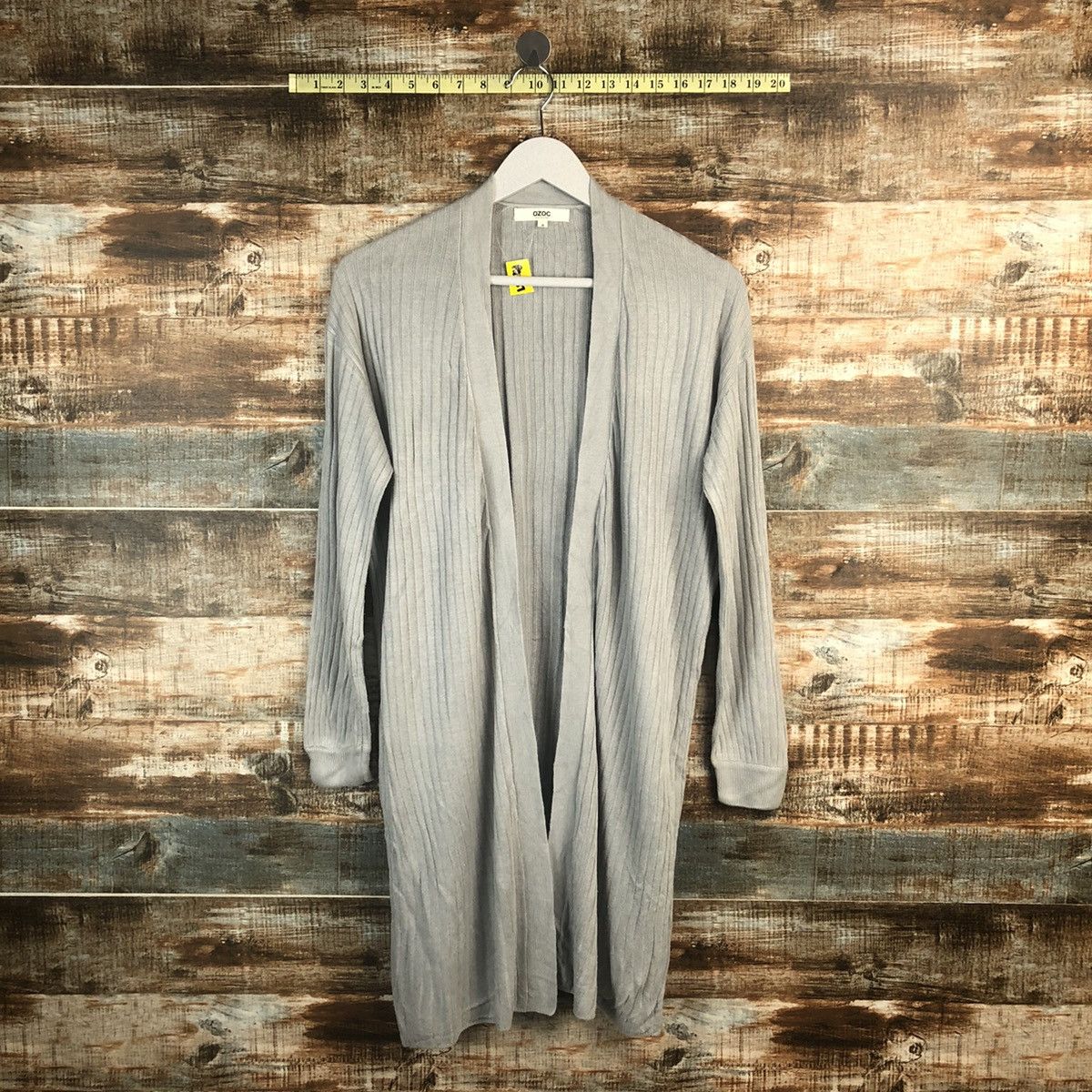 Japanese Brand Ozoc Grey Cardigan Knitwear #A1287 Size M / US 6-8 / IT 42-44 - 1 Thumbnail