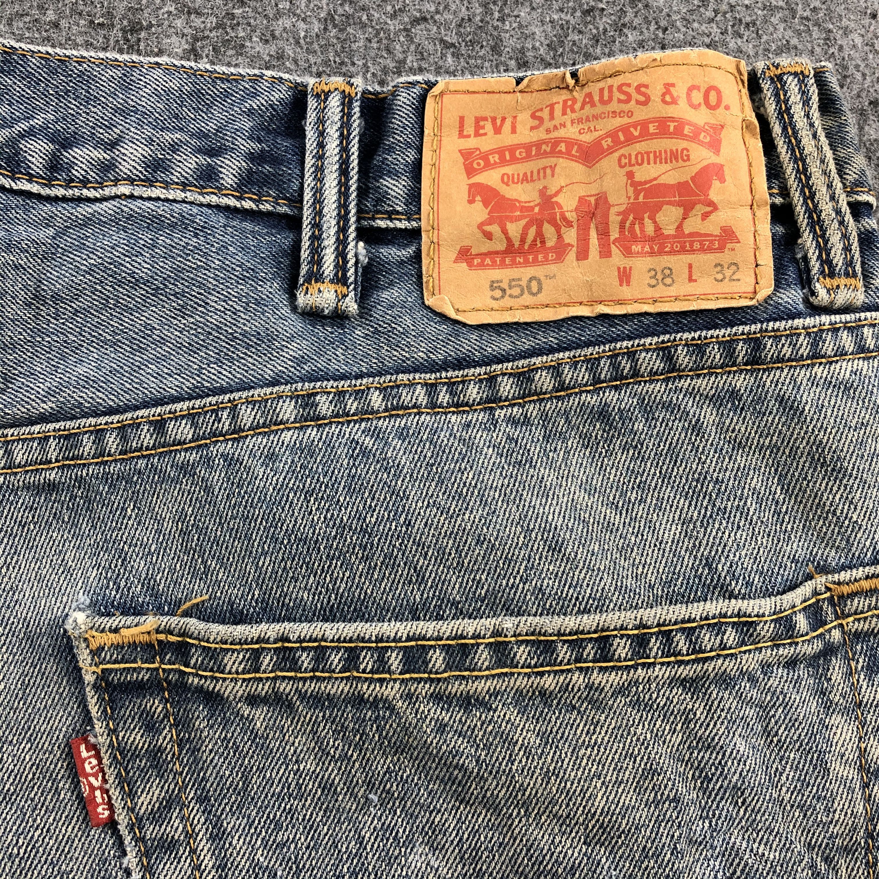 Levi's × Vintage Vintage Blue Wash Levis 550 Jeans-JM1198 Size US 39 - 7 Thumbnail