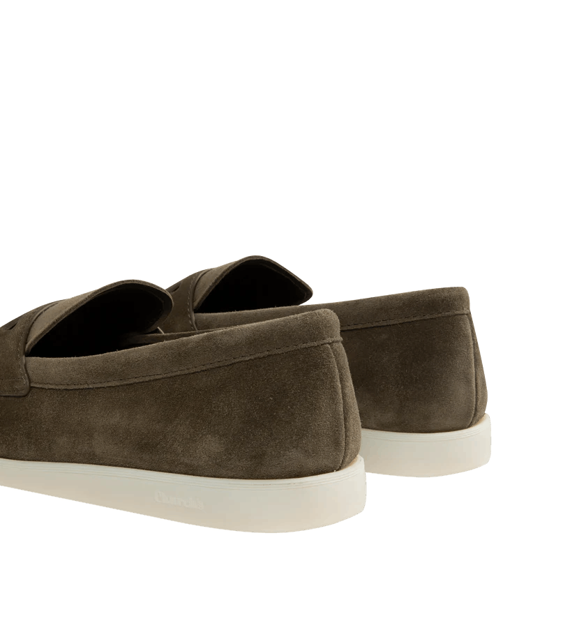 Church's o1h1sh11225 Portsmouth Soft Suede Shoe in Military/Brown Size US 10 / EU 43 - 4 Thumbnail