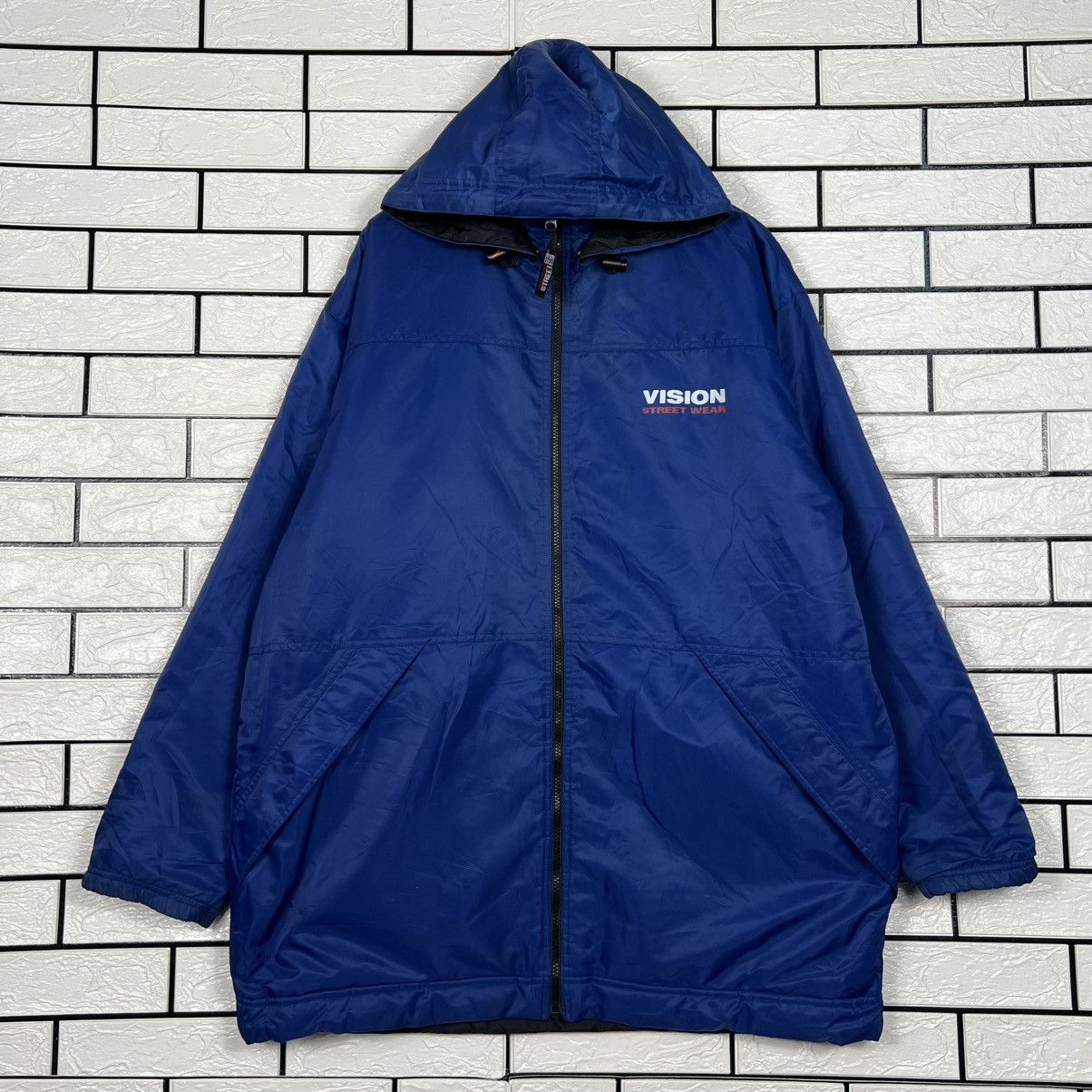 Vision Streetwear 90's VISION STREET WEAR Reversible Hooded Jacket #4061-C185 Size US L / EU 52-54 / 3 - 16 Thumbnail