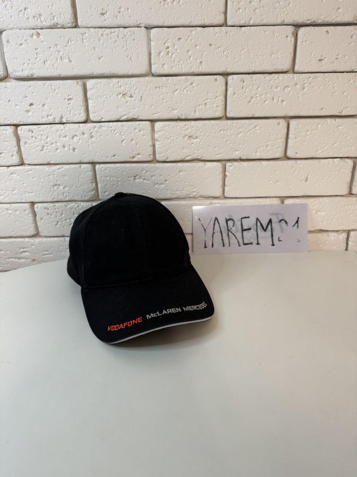 Vintage Vodafone McLaren Mercedes vintage cap hat Size ONE SIZE - 1 Thumbnail