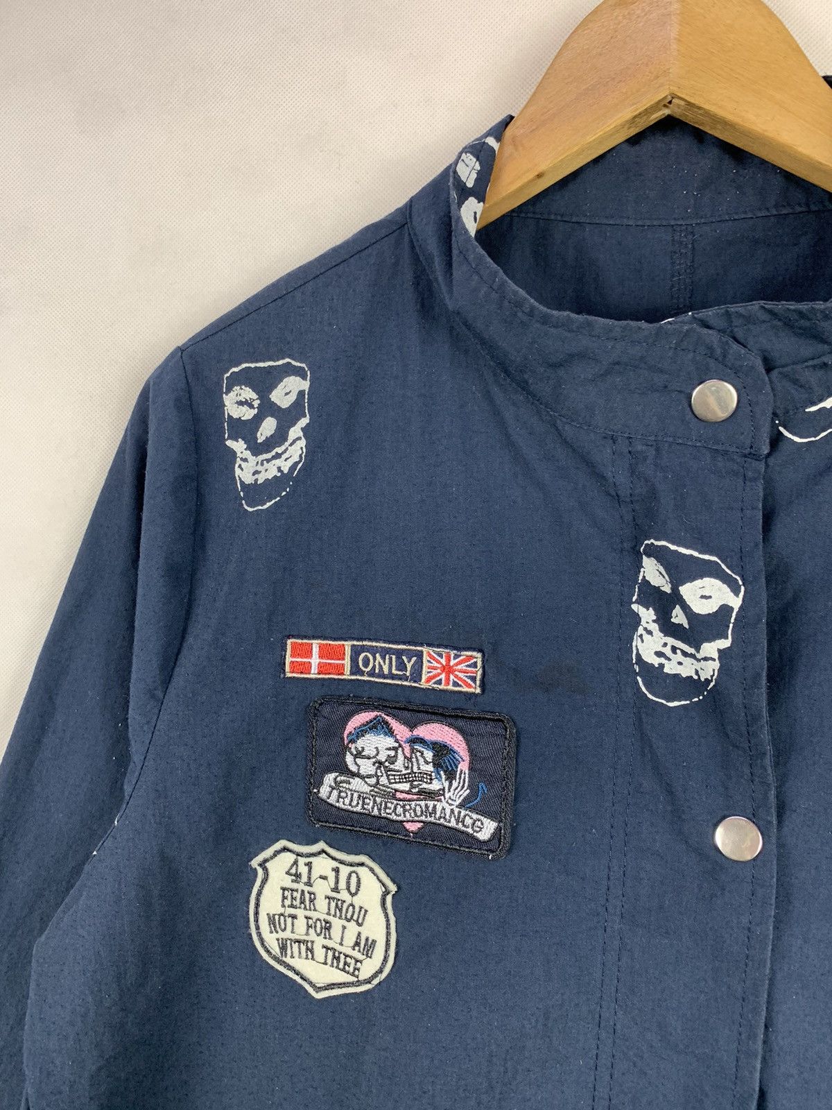 Misfits Rare! Misfits Punk Custom Parka Style Light Jacket Size US M / EU 48-50 / 2 - 4 Thumbnail