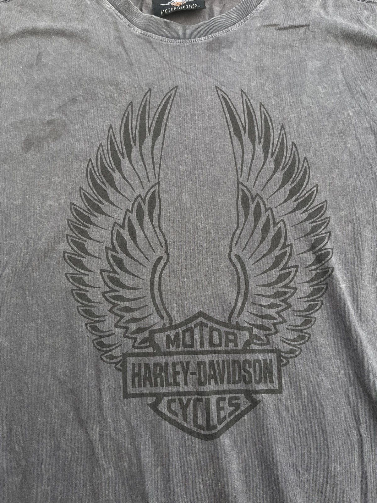 Harley Davidson × Vintage VINTAGE HARLEY DAVIDSON FADED BLACK TEE Y2K Size US L / EU 52-54 / 3 - 7 Thumbnail