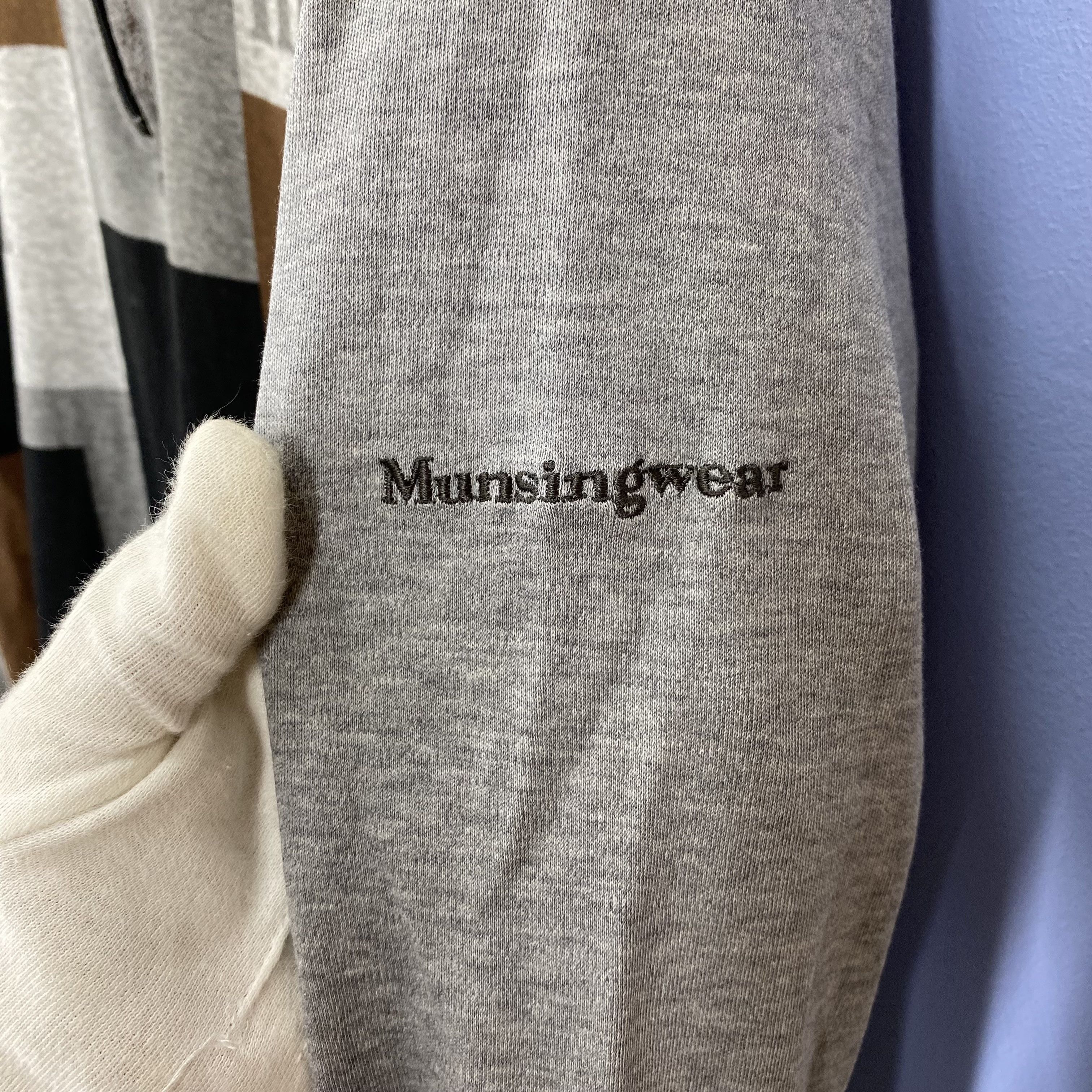 Japanese Brand MUNSING WEAR Turtle Neck Sweatshirt #1881/09 Size US M / EU 48-50 / 2 - 5 Thumbnail