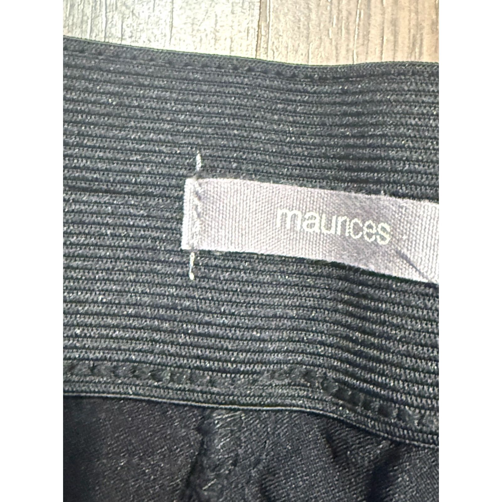 Vintage Maurices Pants Women's 2XL Black Pull On High Rise Ankle Pants Size 40" / US 18 - 4 Thumbnail