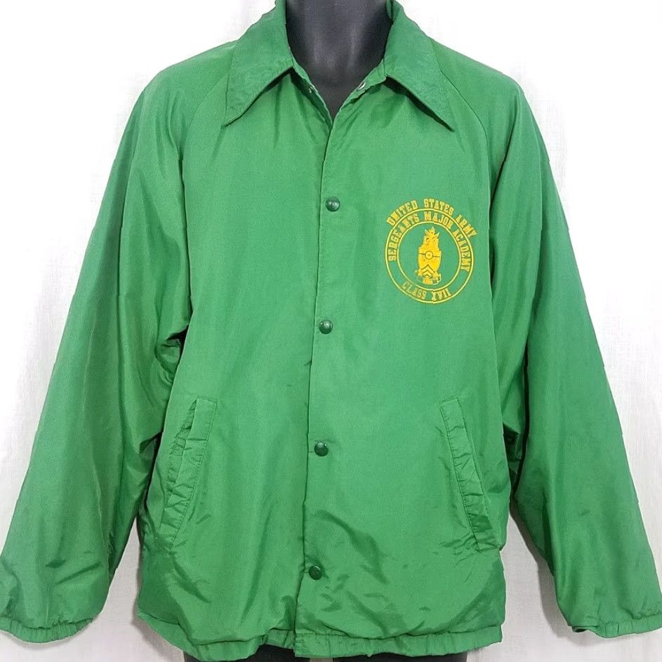 Vintage VINTAGE US Army Sergeants Major Academy Coach Jacket Mens Size Medium 80s Size US M / EU 48-50 / 2 - 3 Thumbnail