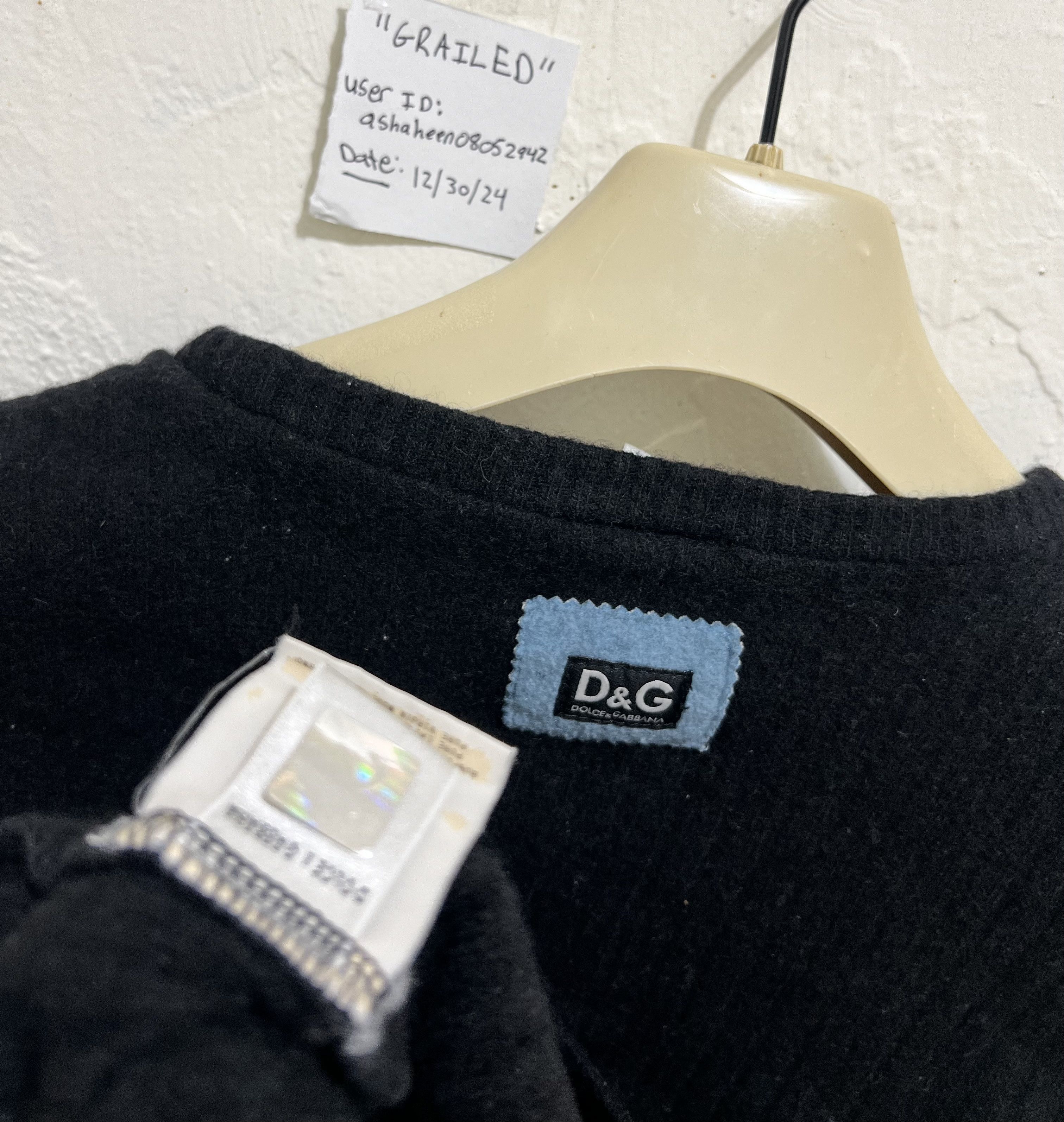 Dolce & Gabbana DELISTING IN 1hr* Dolce and Gabbana Wool Rare Holes Edition Size US L / EU 52-54 / 3 - 9 Thumbnail