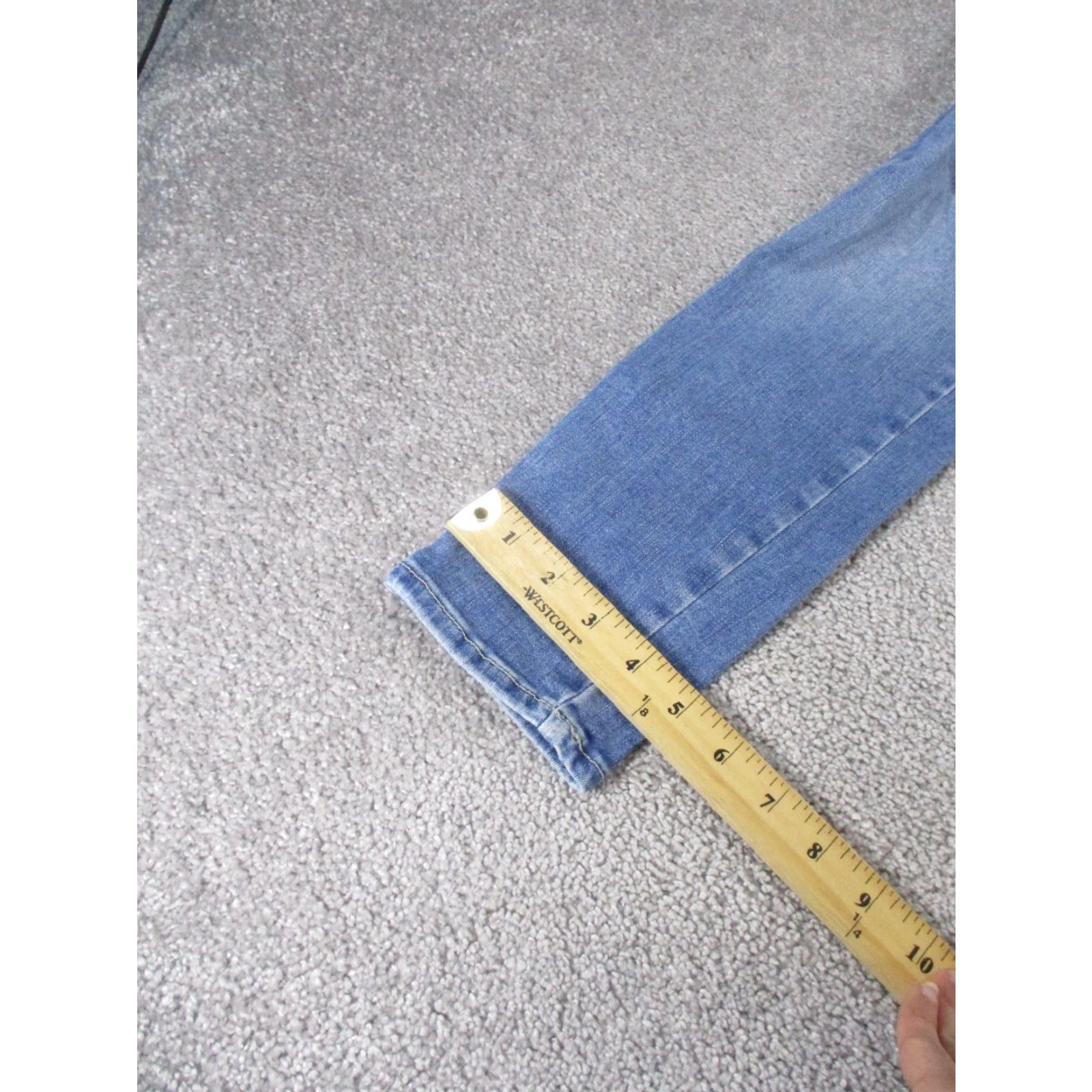 Frame VINTAGE FRAME Womens Skinny Crop Jeans Size 2 Light Wash Denim Zipper High Rise Size 26" / US 2 / IT 38 - 7 Thumbnail