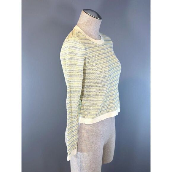 Veronica Beard Veronica Beard Boise Striped Sweater in Yellow Size XS Size XS / US 0-2 / IT 36-38 - 3 Thumbnail