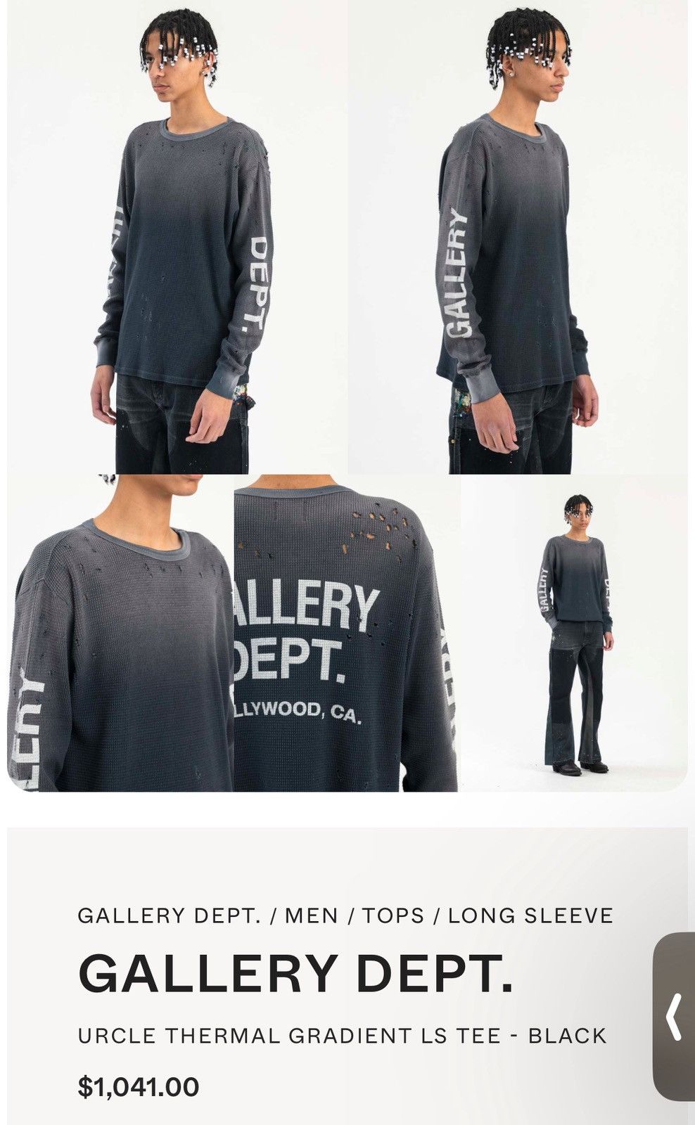 Gallery Dept. Thermal Gradient Long Sleeve Size US M / EU 48-50 / 2 - 9 Thumbnail