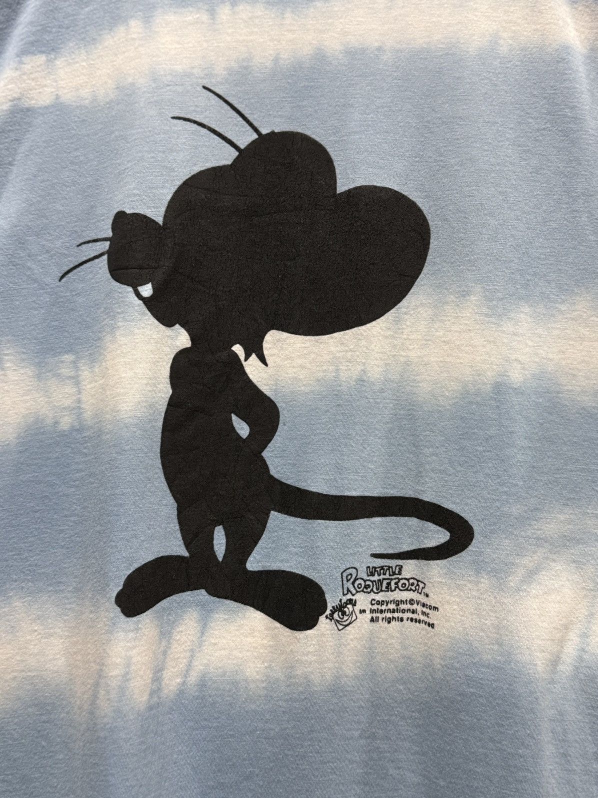 Cartoon Network × Vintage Vintage 90s Little Roqueford Faded Single Stitches Tee Size US L / EU 52-54 / 3 - 2 Thumbnail