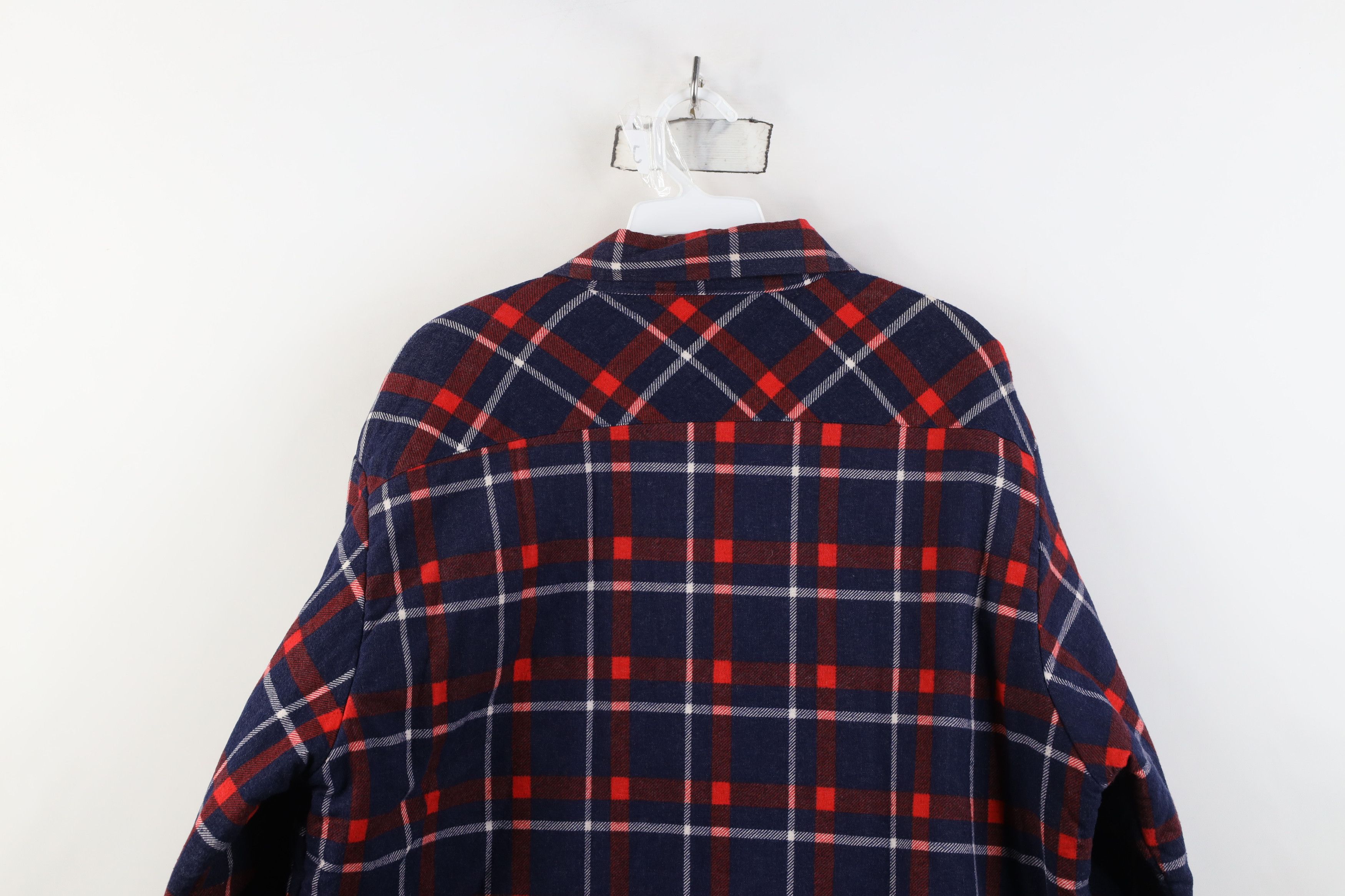 Vintage Vintage 90s Streetwear Quilted Button Shirt Jacket Jac Size US L / EU 52-54 / 3 - 11 Thumbnail