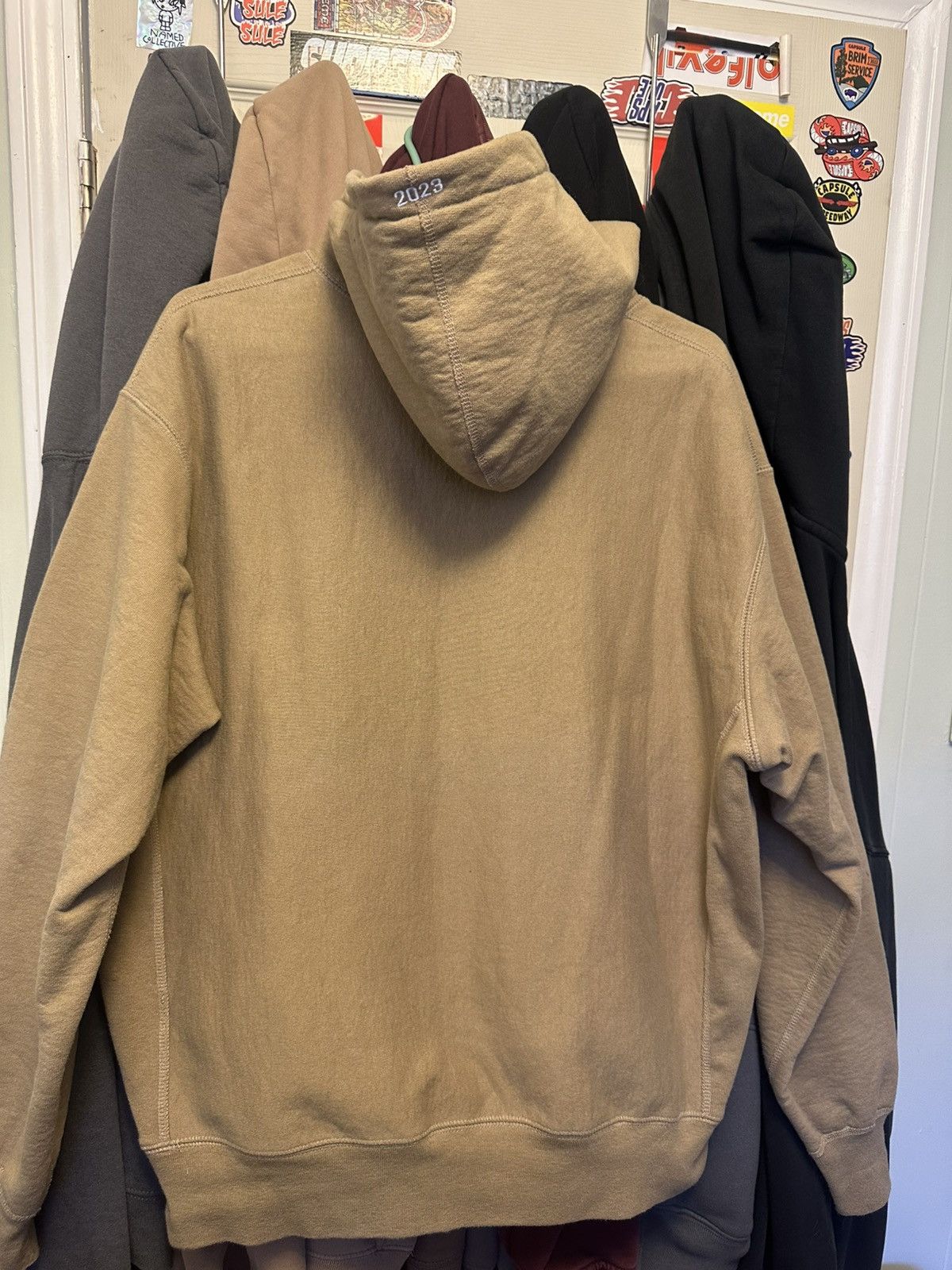 Supreme Supreme Box Logo Dark Sand Hoodie Size US M / EU 48-50 / 2 - 3 Thumbnail