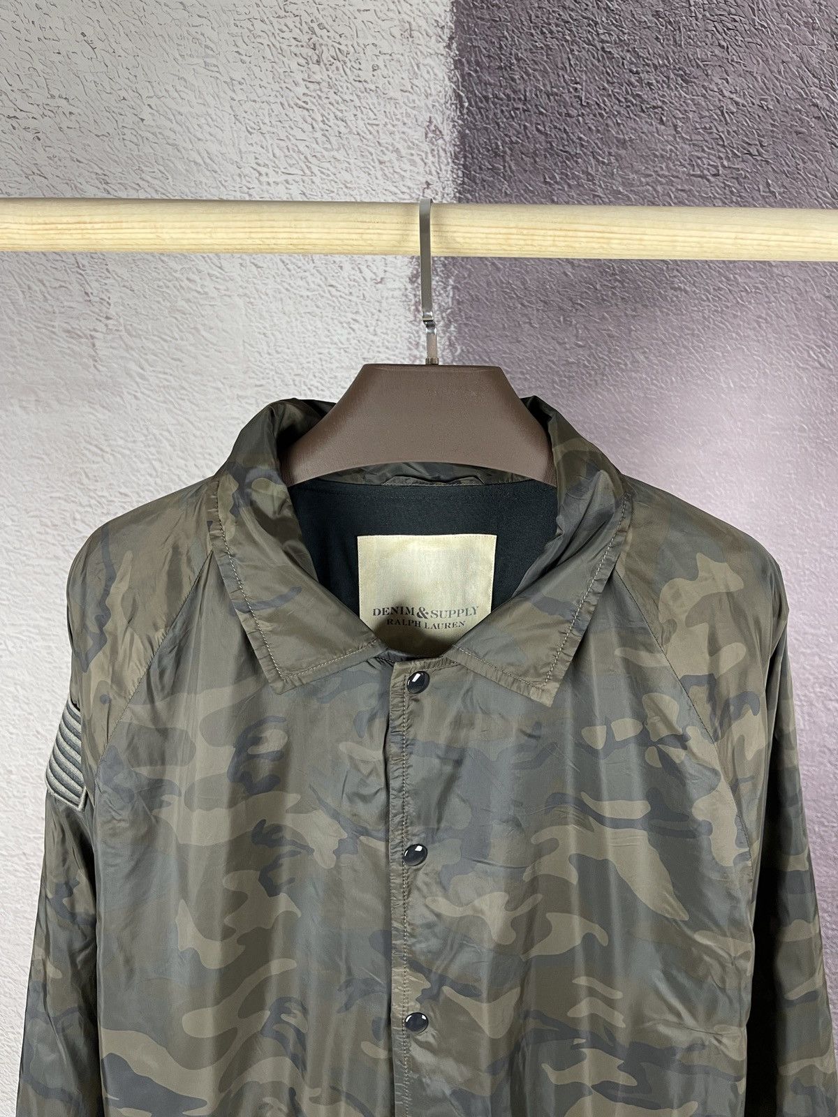 Denim & Supply Ralph Lauren Denim & Supply Ralph Lauren camouflage nylon coach jacket Size US XXL / EU 58 / 5 - 5 Thumbnail